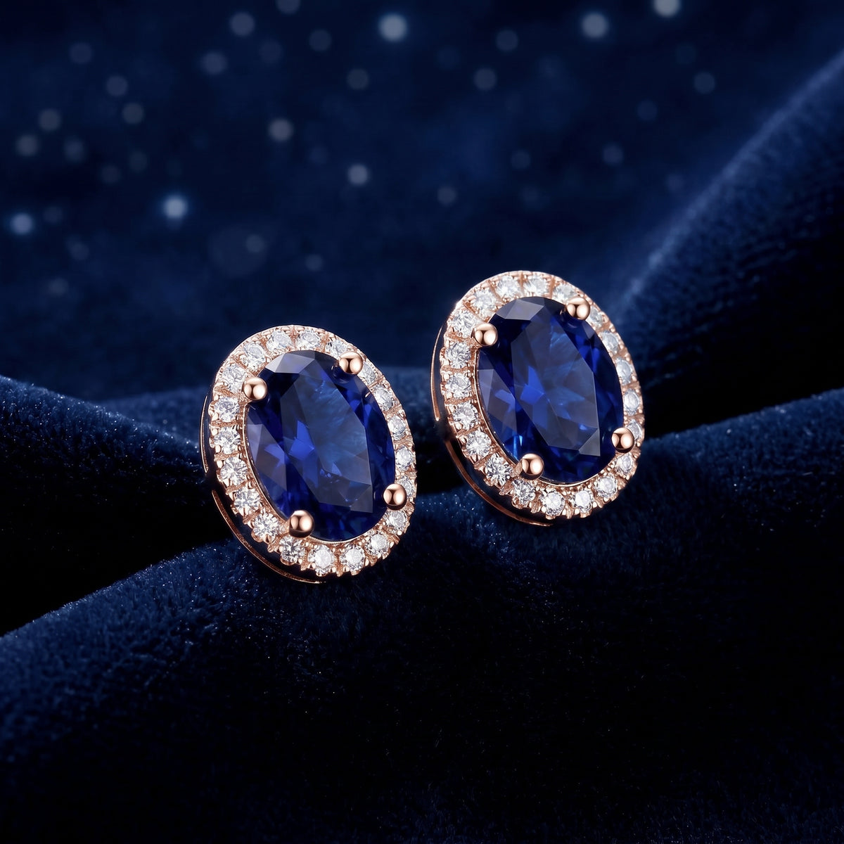 the-caelise-halo-s925-sterling-silver in rose gold finish