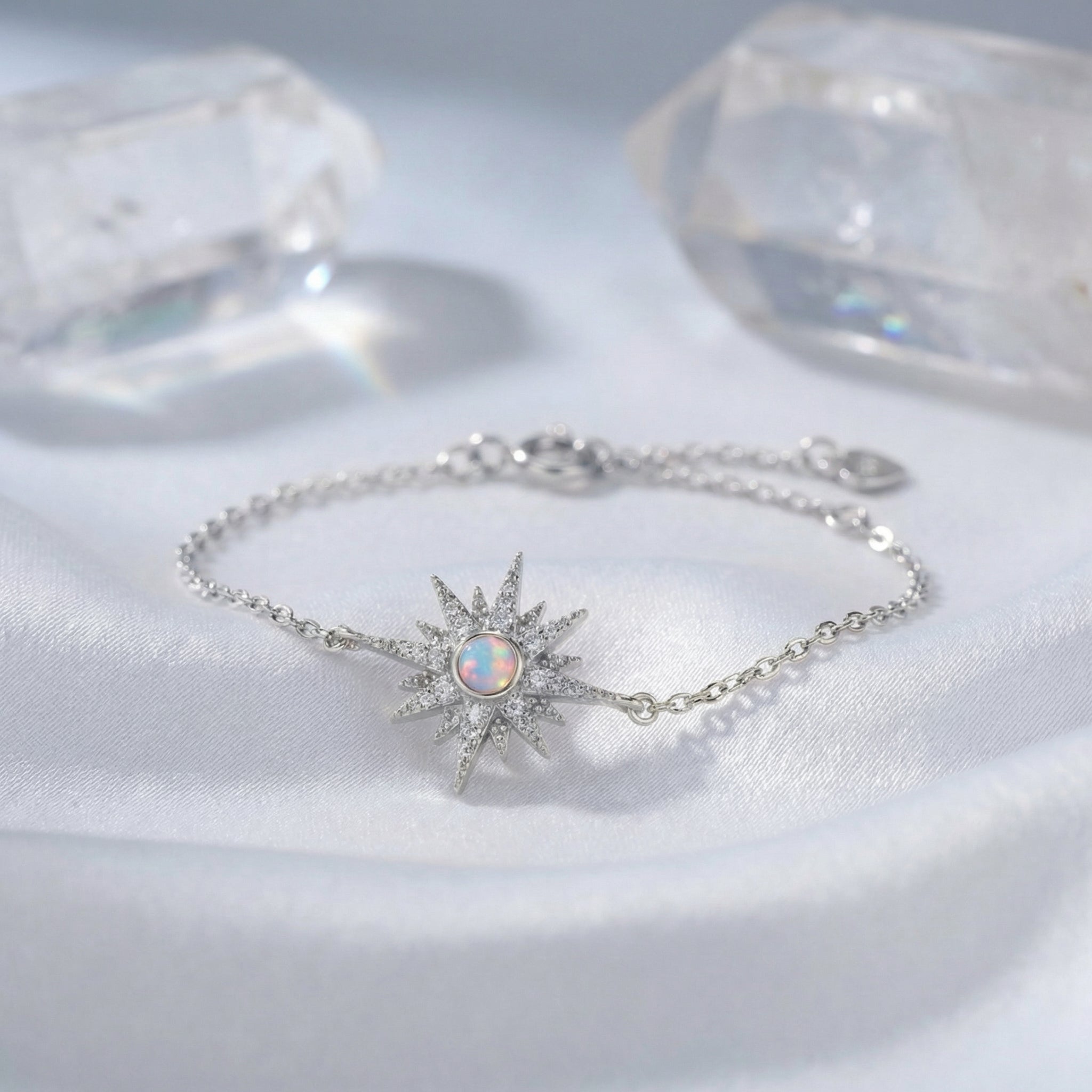 the-elowen-tennis-bracelet in silver finish