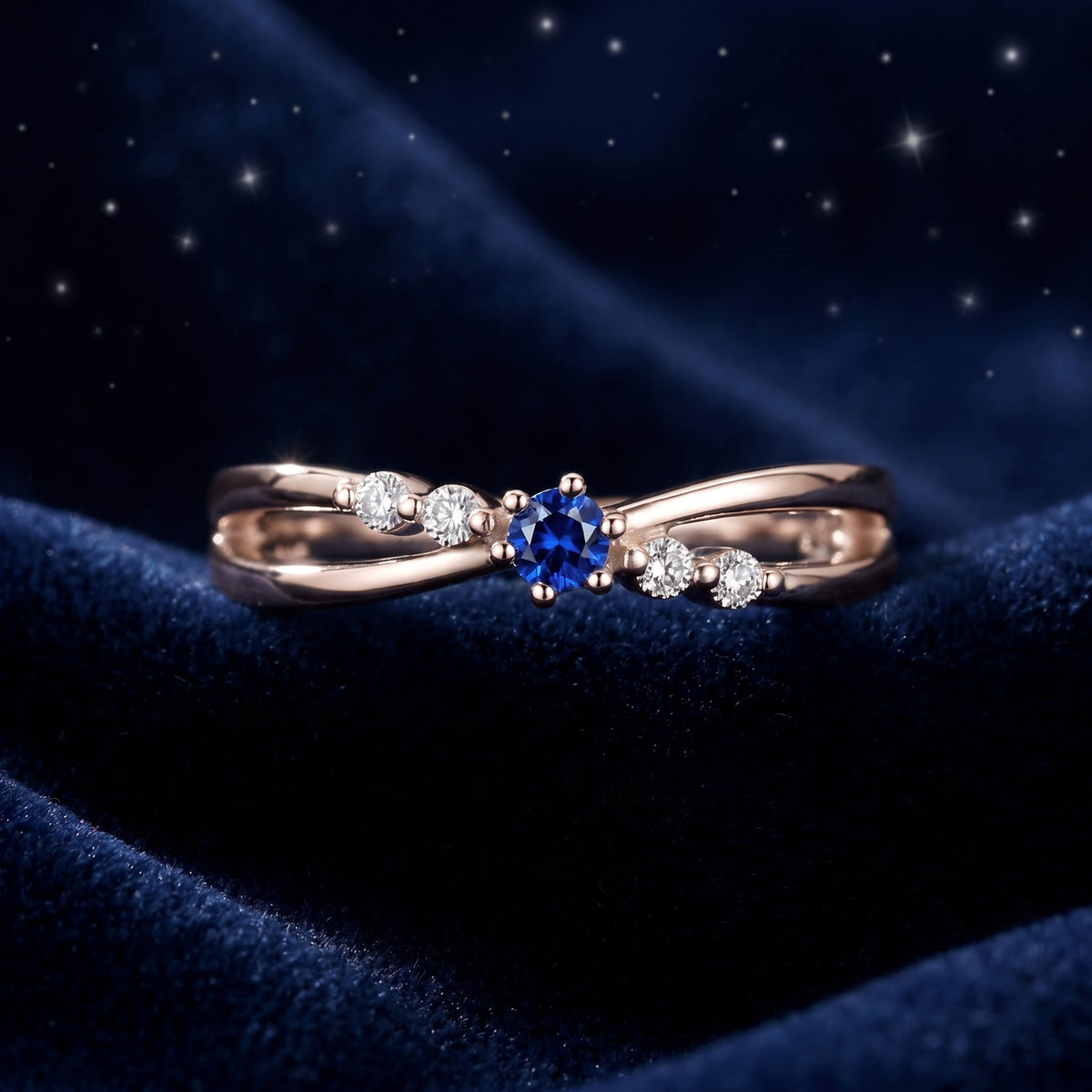 the-isaraea-twist-ring-s925-sterling-silver in rose gold finish