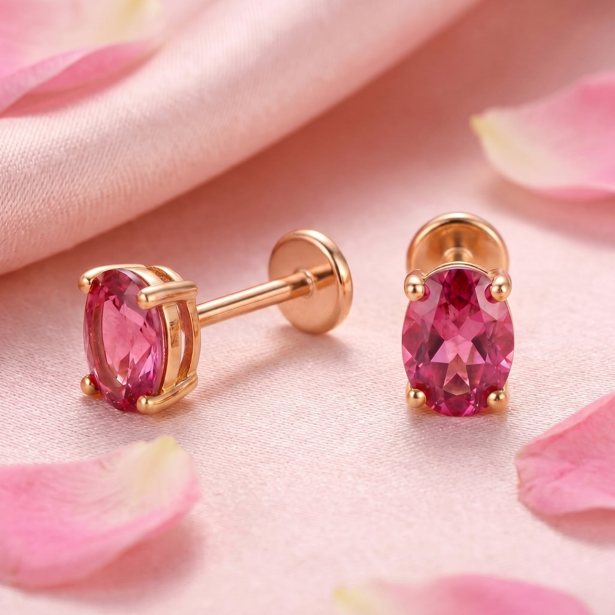 the-kyrielle-oval-18k-gold-vermeil in rose gold finish