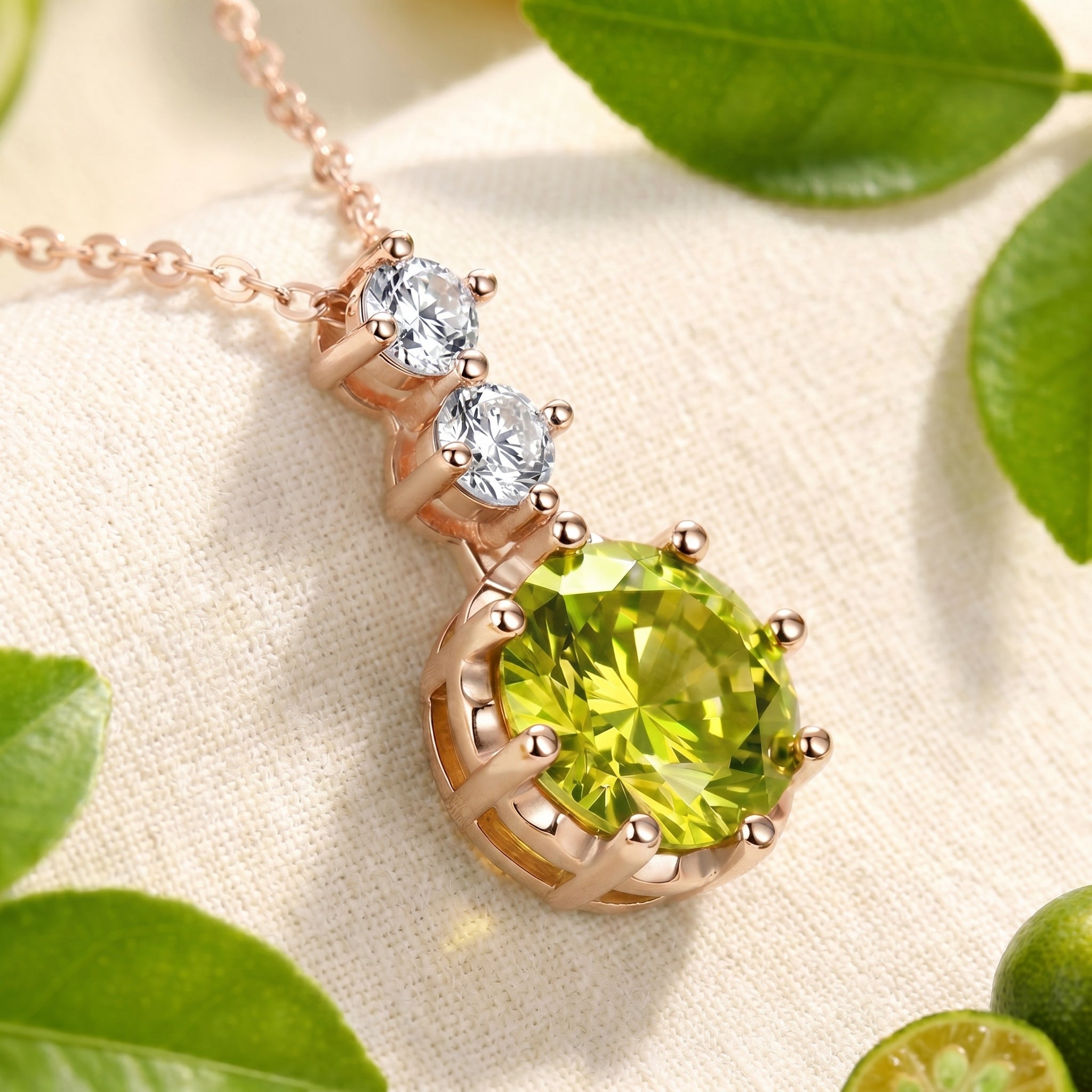 the-peridora-halo-s925-sterling-silver in rose gold finish