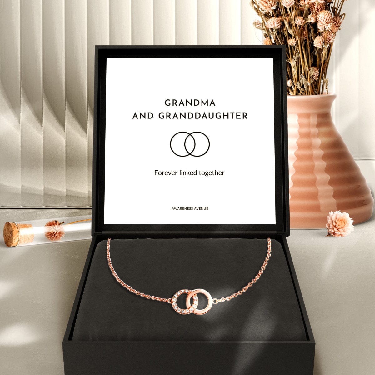 Grandma & Granddaughter | Forever Linked Together Bracelet