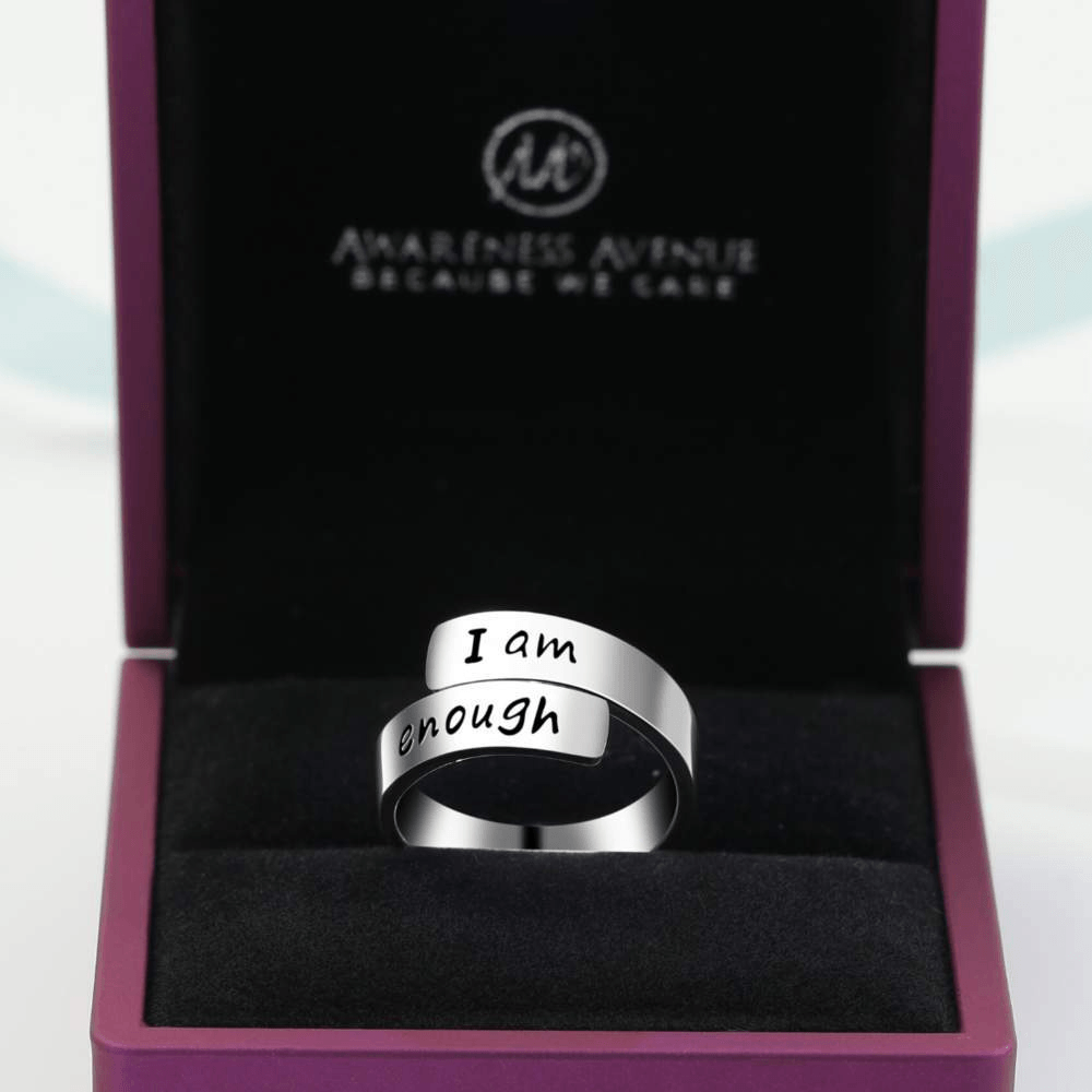Awareness jewelry i am enough ring deals