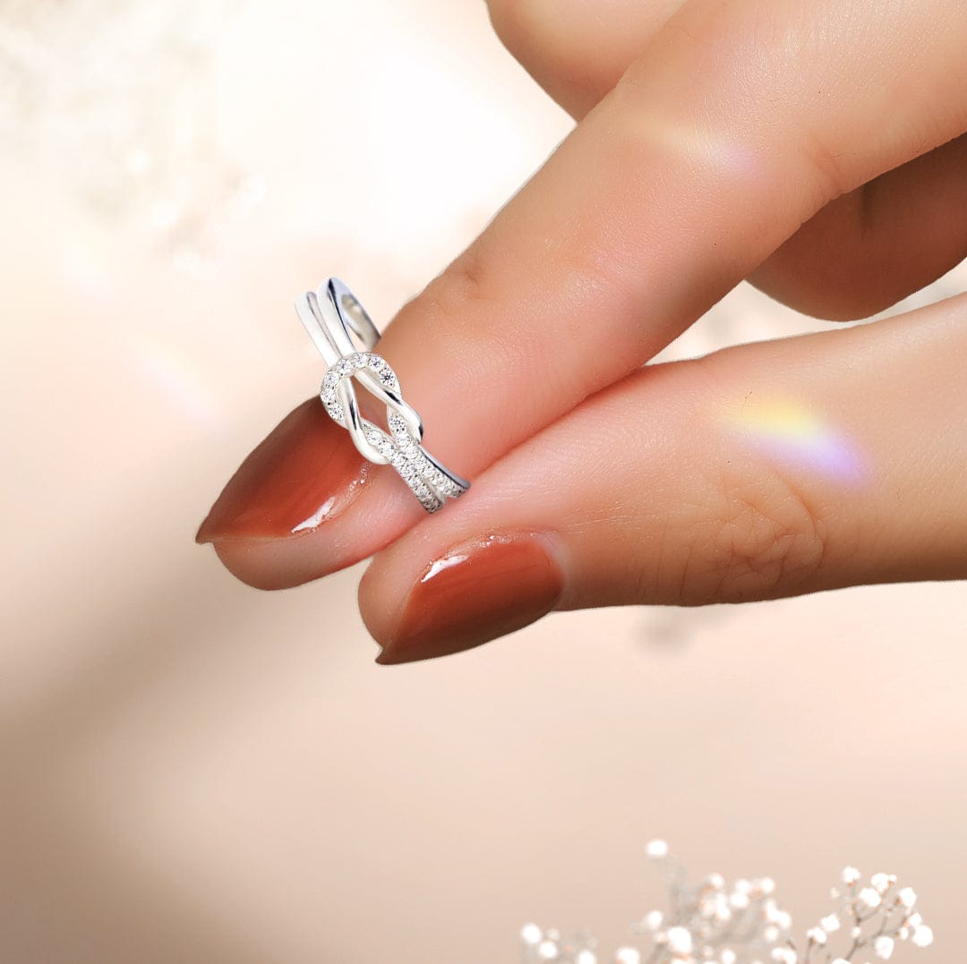 To My Best Friend | Sisters By Heart | S925 Knot Ring