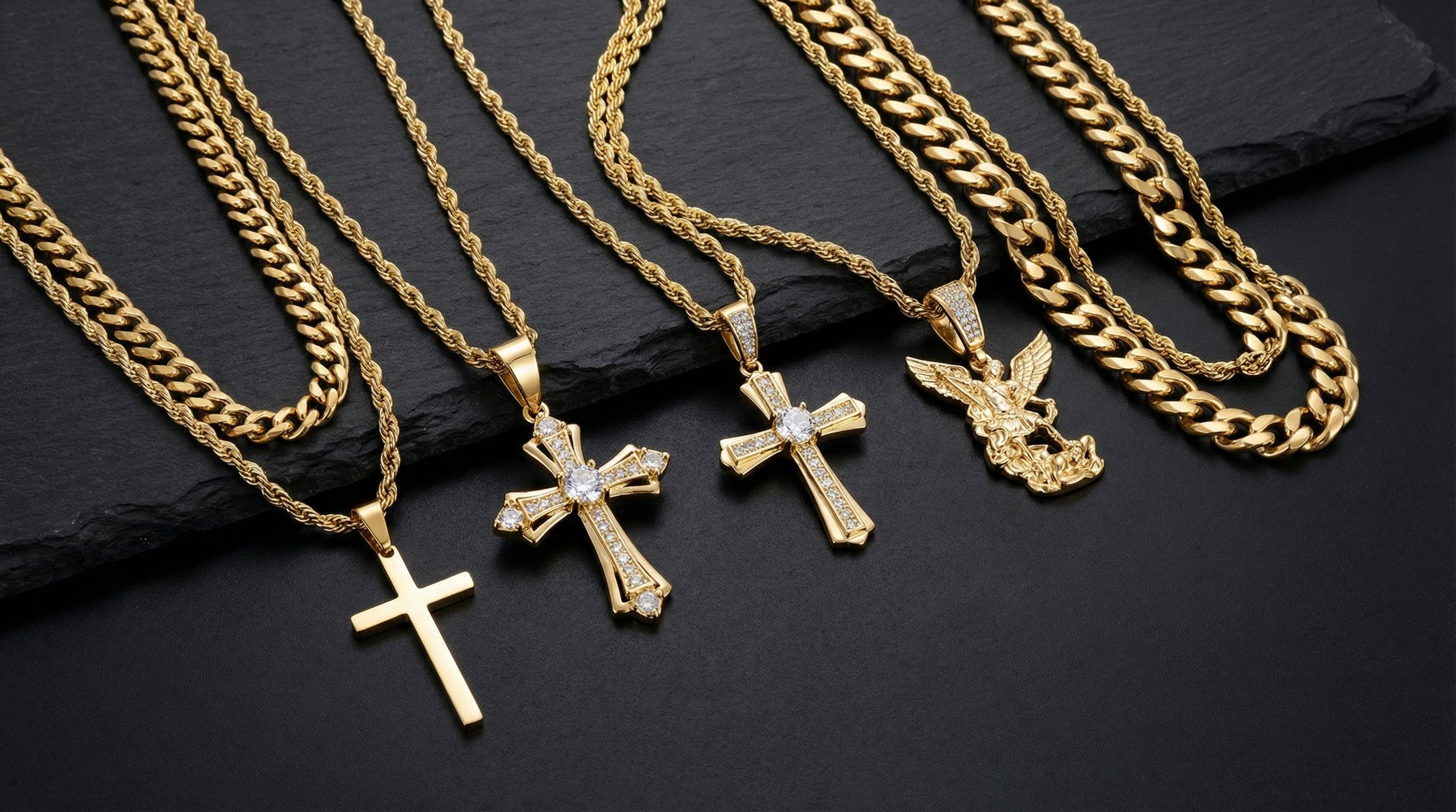 14k gold chains for men - hero image