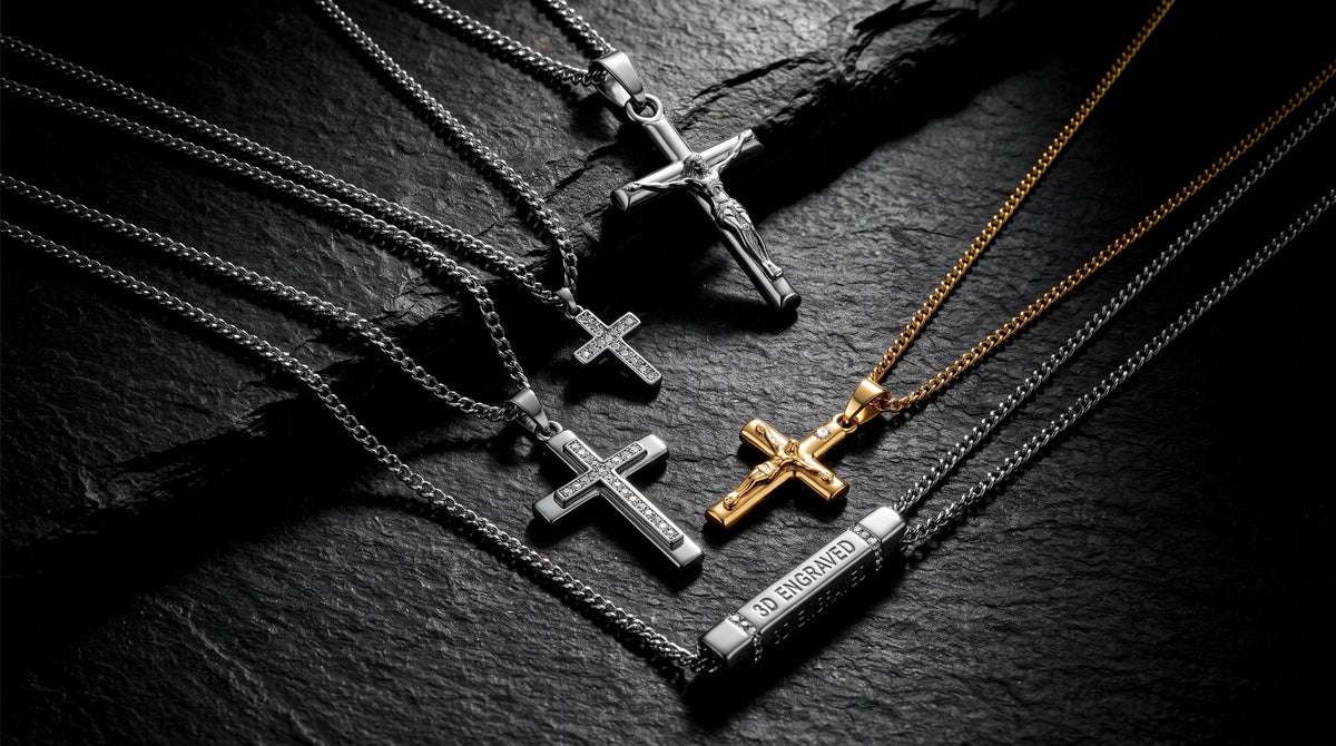 best chain length for a man with pendant editorial image