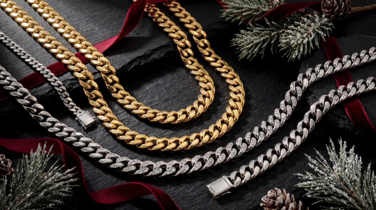 christmas jewelry gift editorial image