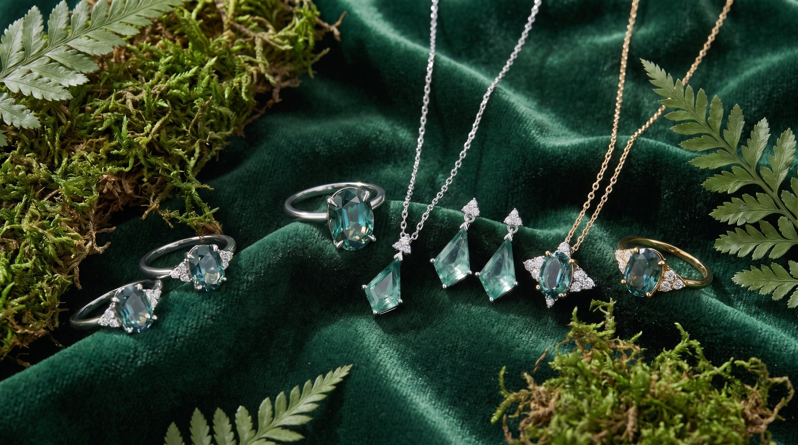 flat back earring sets editorial image