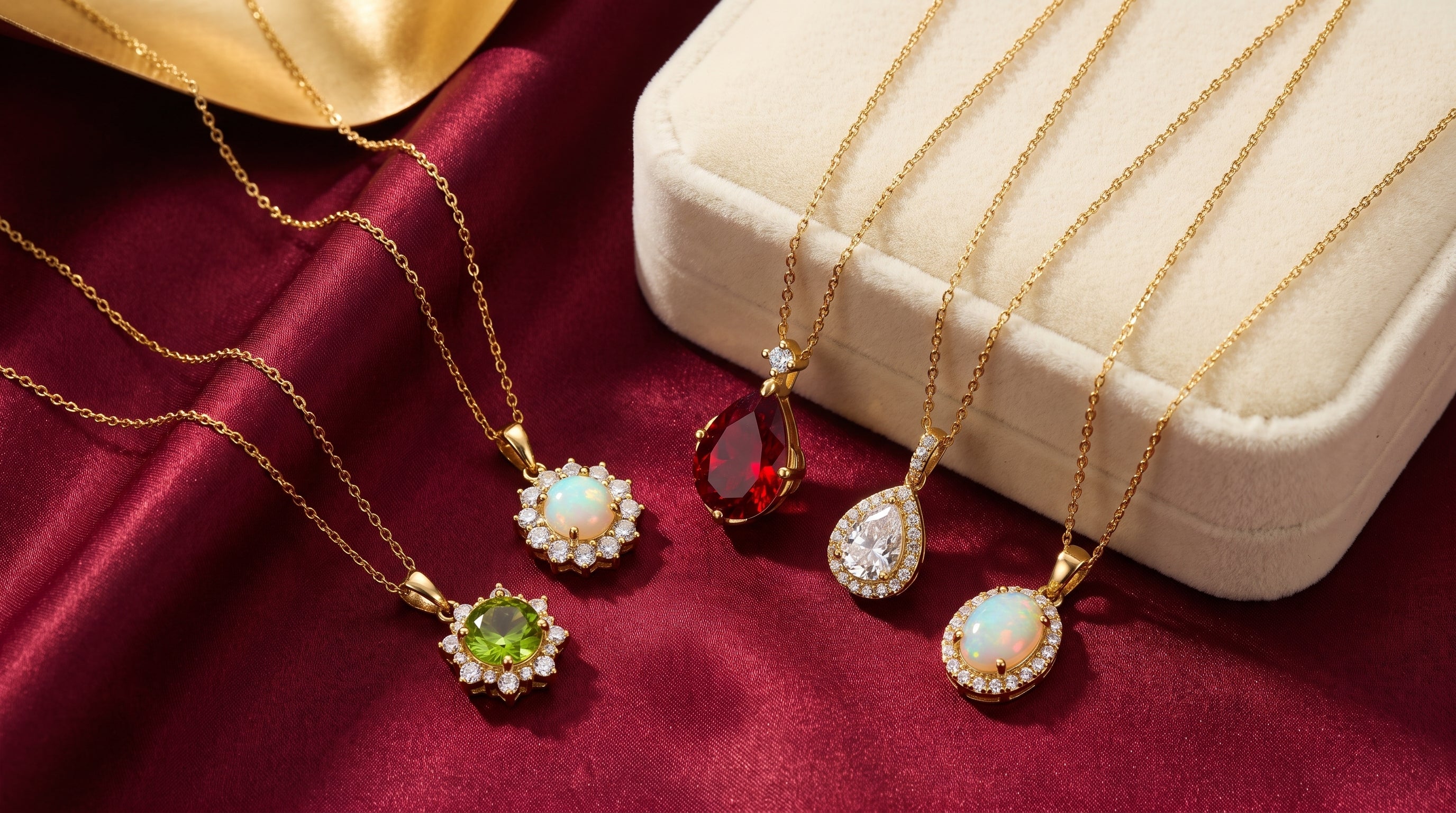 granddaughter necklace gold editorial image
