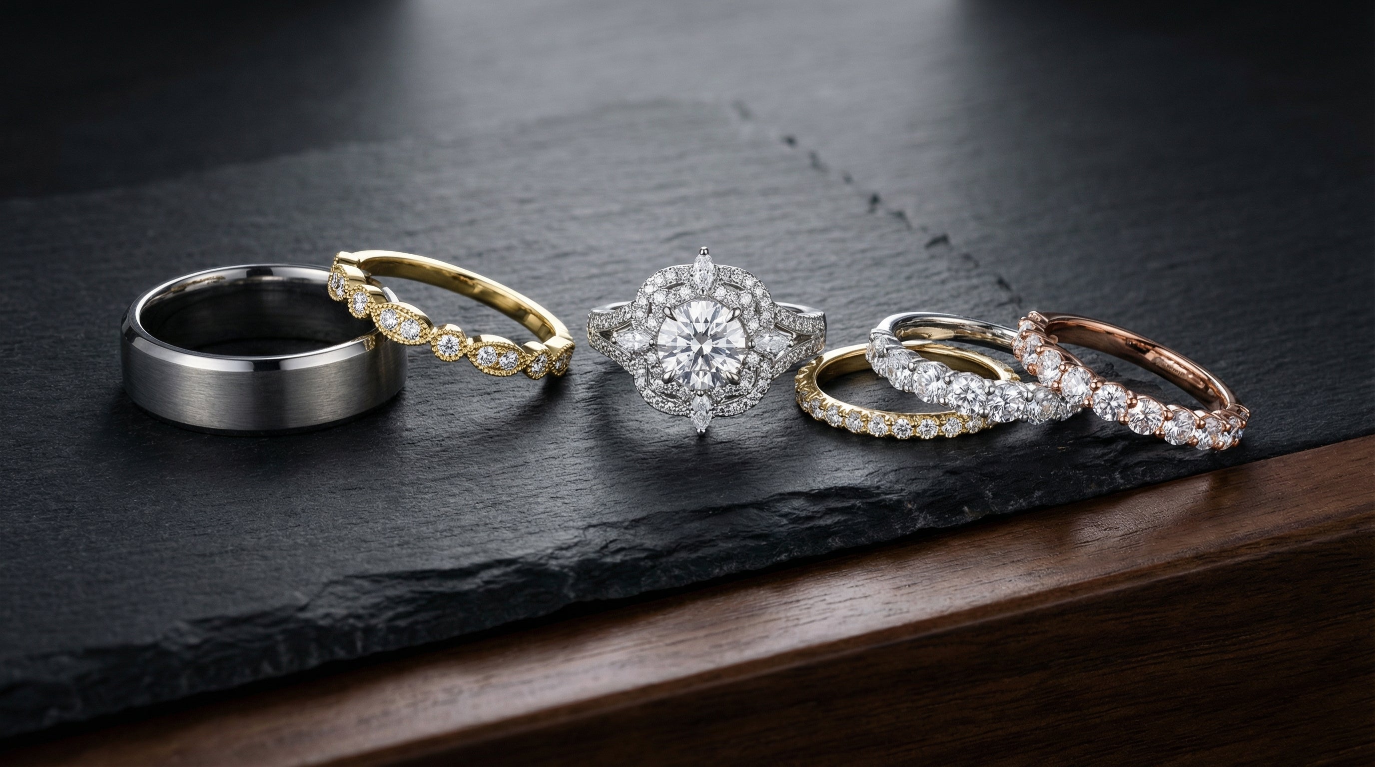 men's size 15 wedding band - hero image