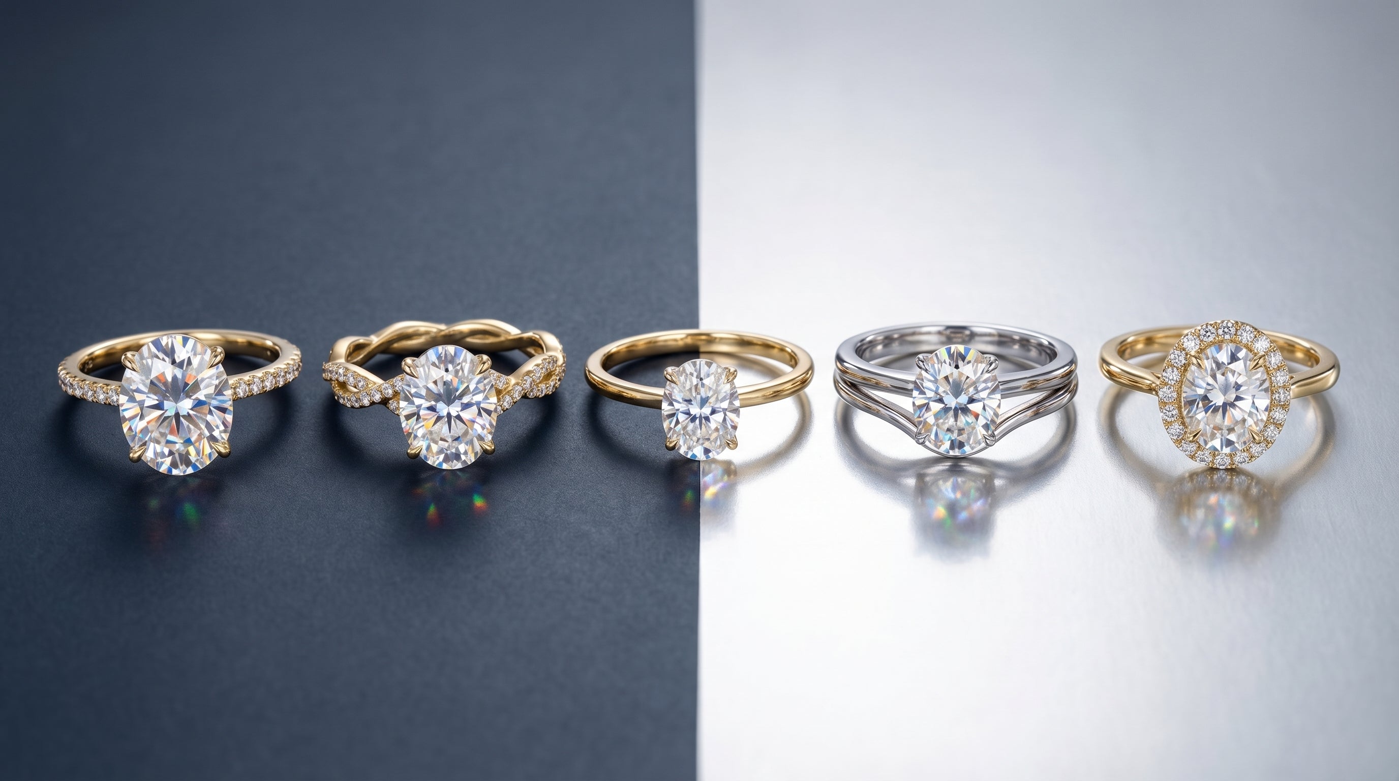 moissanite rings vs diamond - hero image