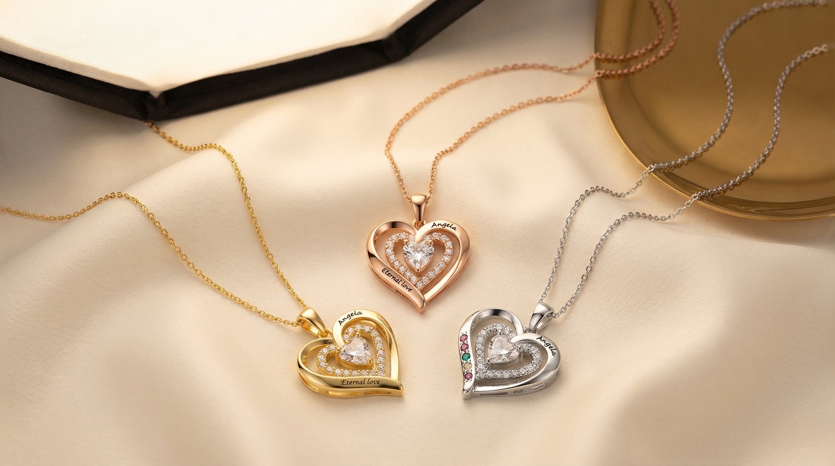 personalized birthstone necklace for mom - hero image