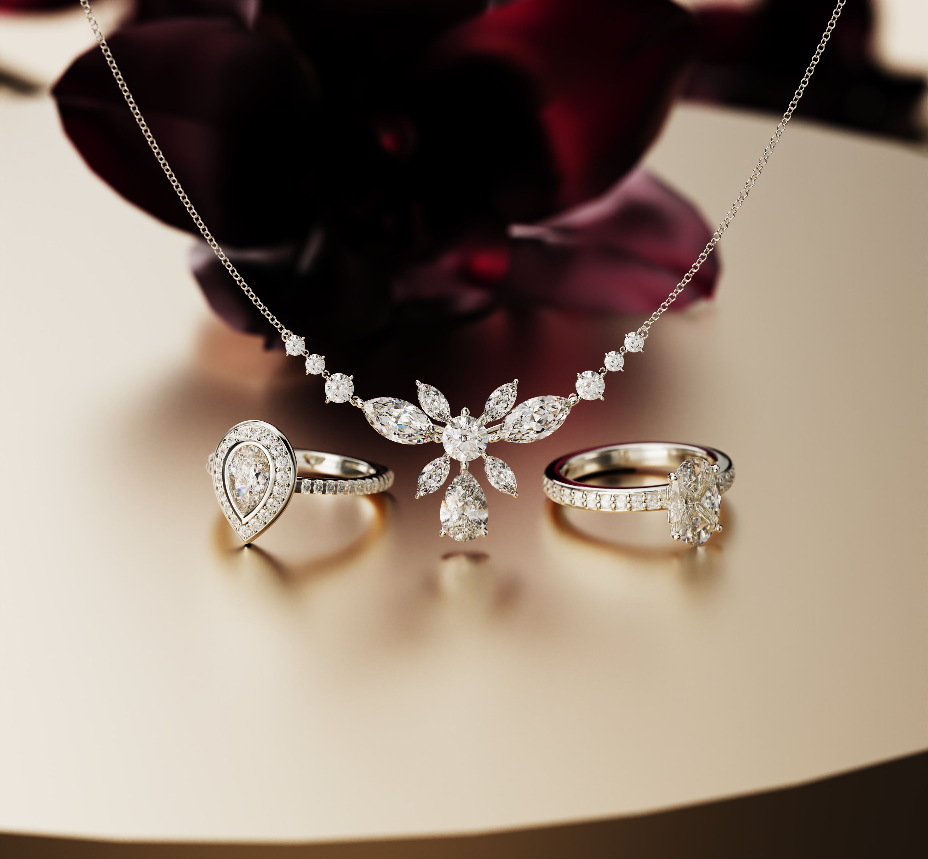 White - Diamonds – Awareness Avenue Jewelry LLC