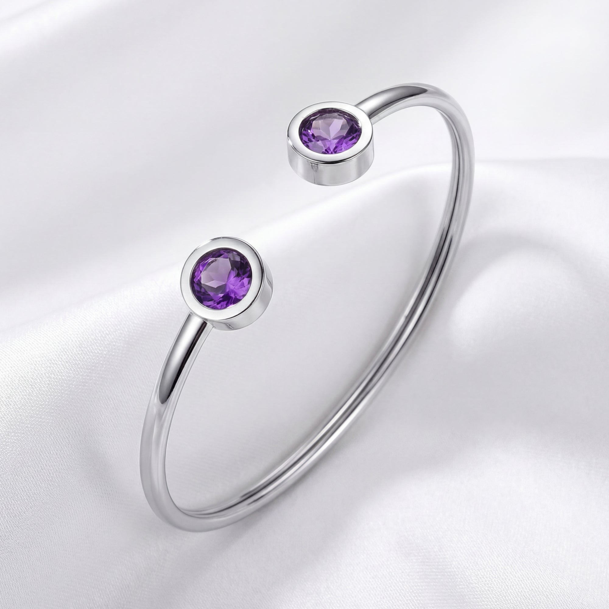 The Liora Bangle - Stainless Steel