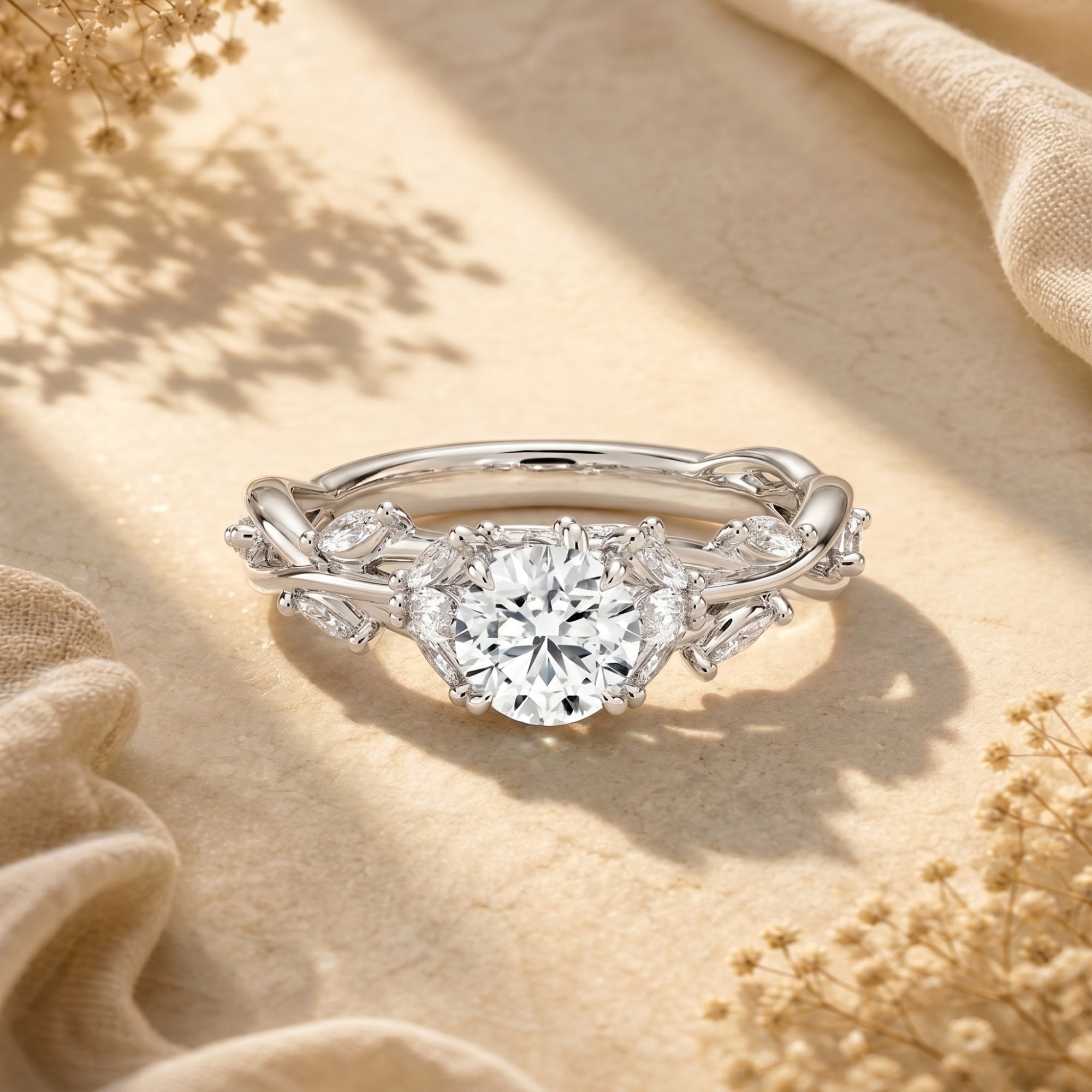 The Calyxta Moissanite Ring