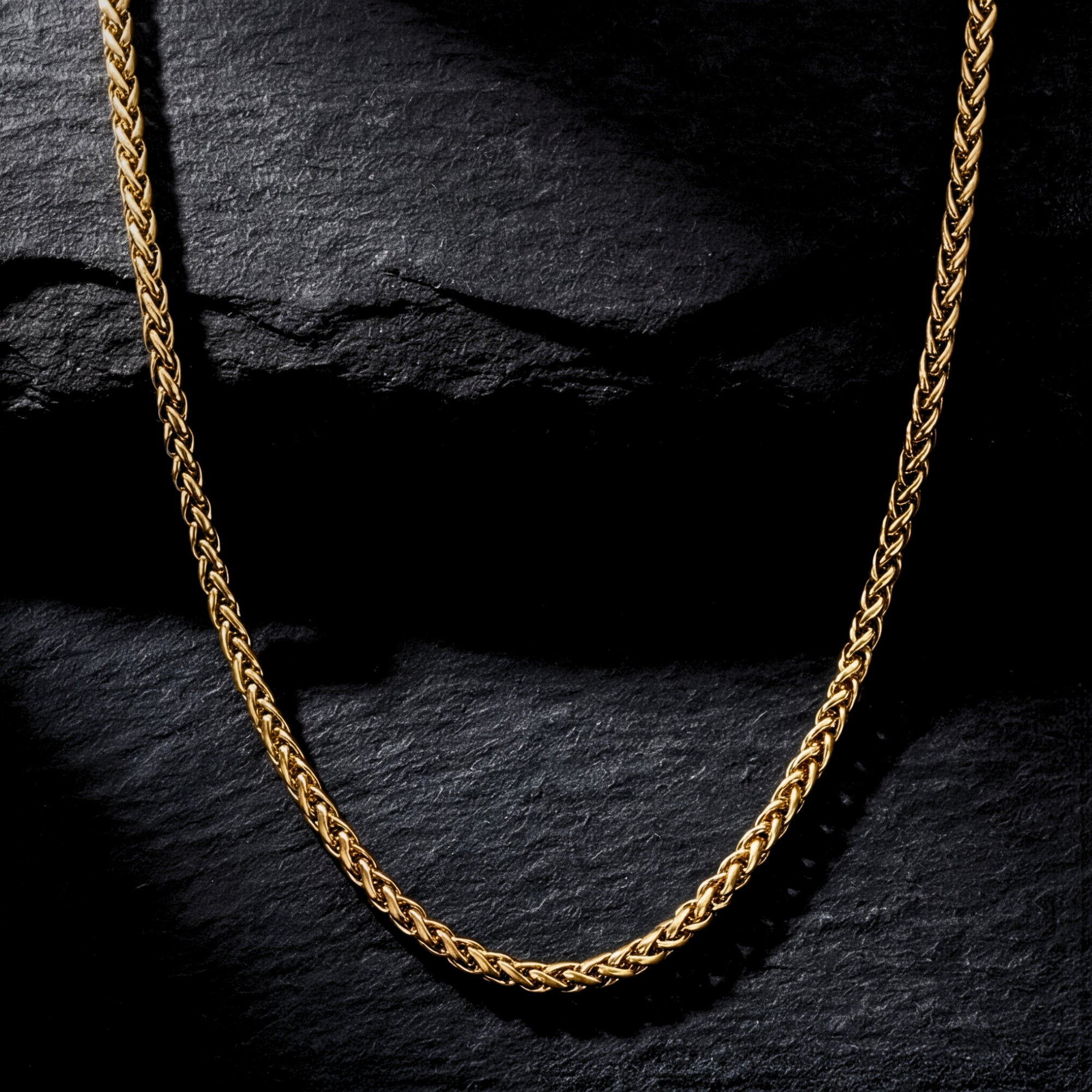 Gilded Wheat Chain - Gold - 3mm