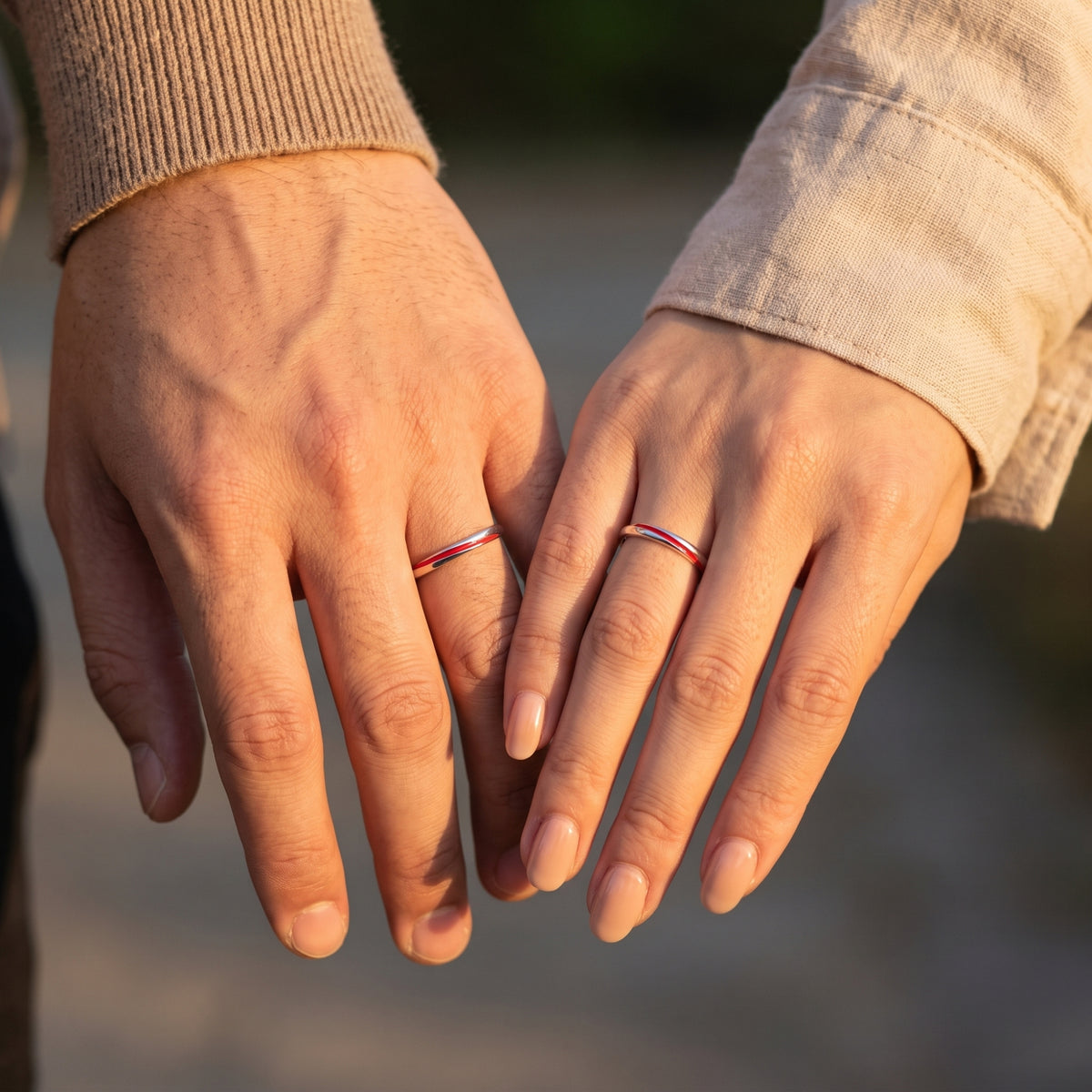 La bague incrustée du fil du destin