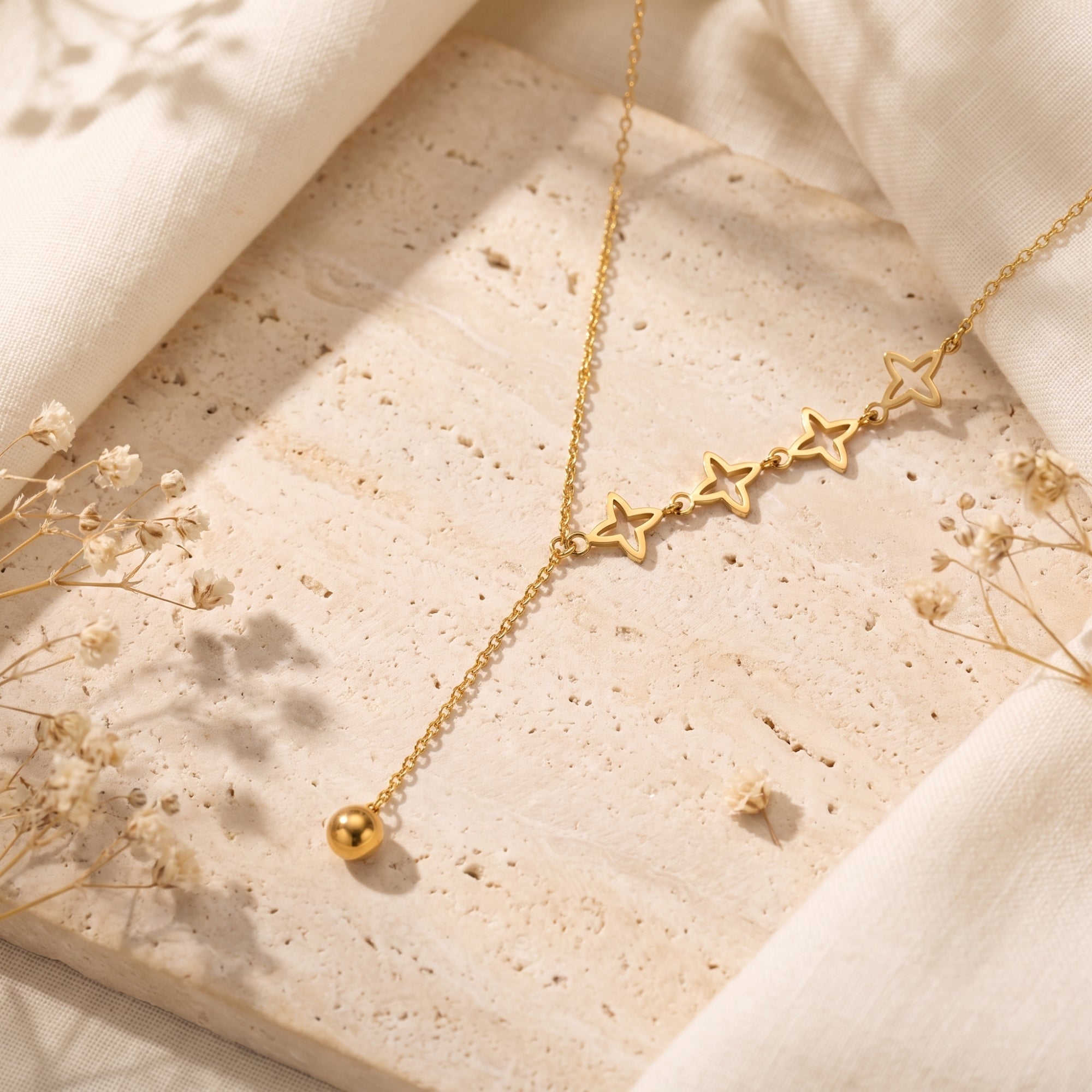 Die Celestial-Star-Lariat-Halskette