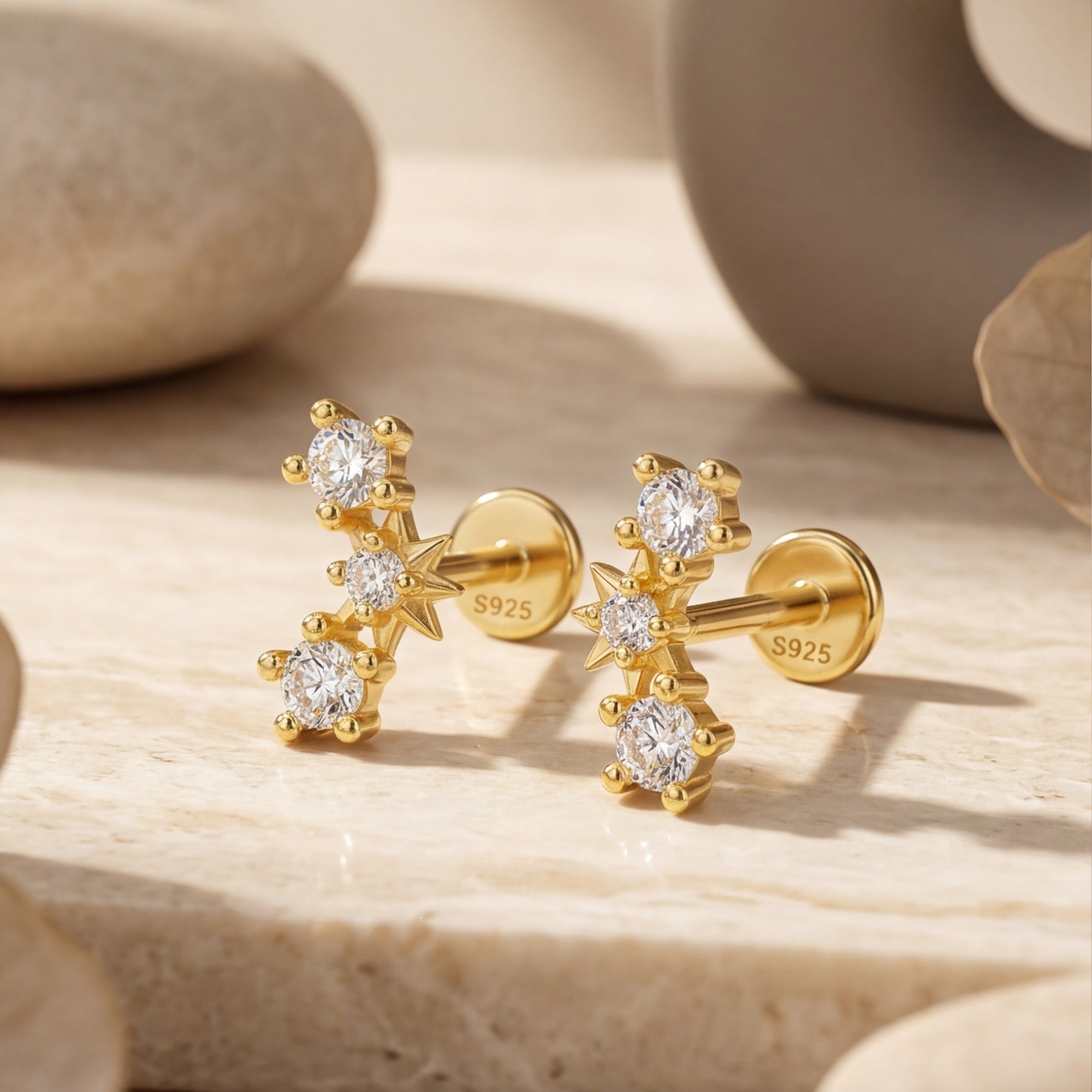 The Celestial Trio Earrings