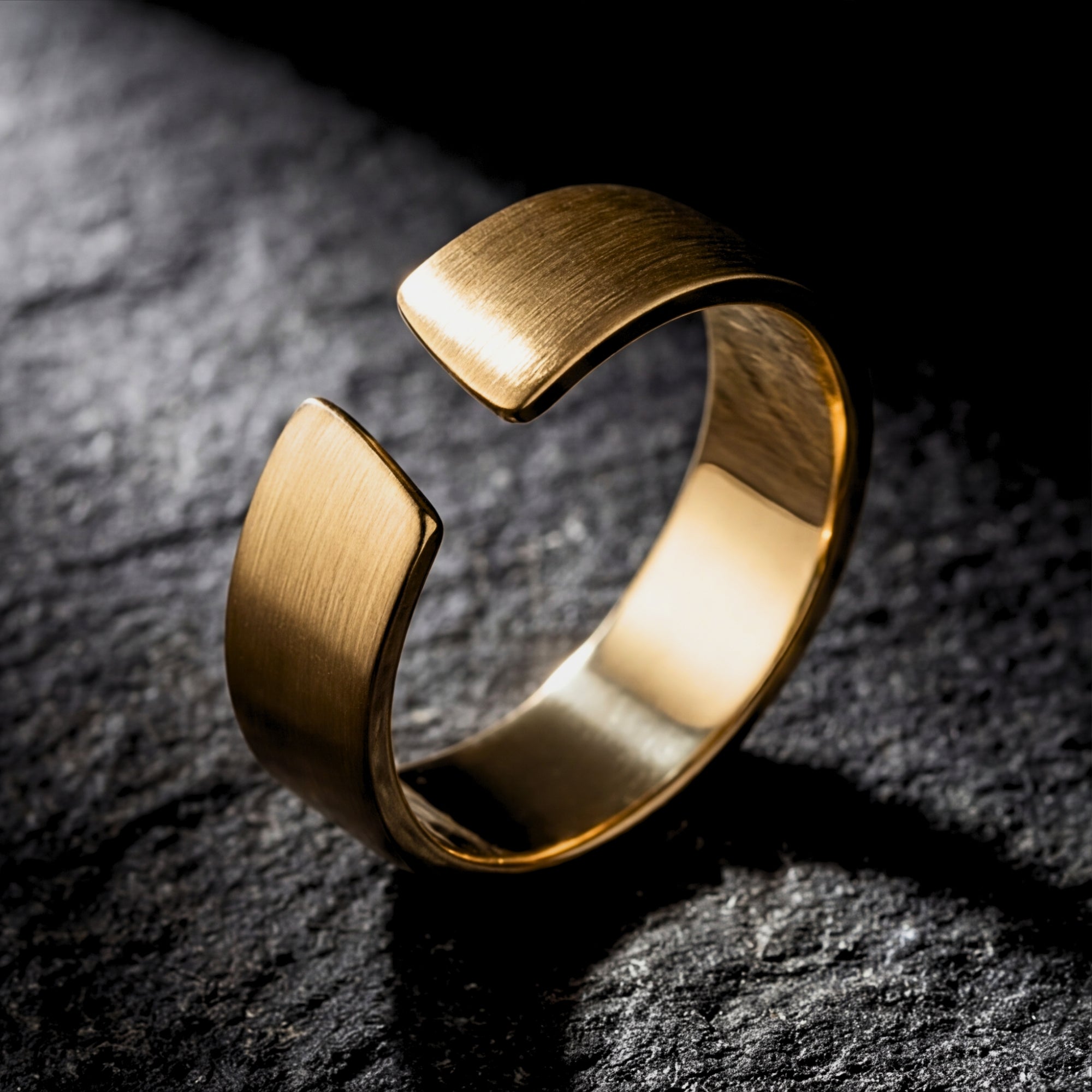 The Origin Gold Gap Ring - Gold - Unisize