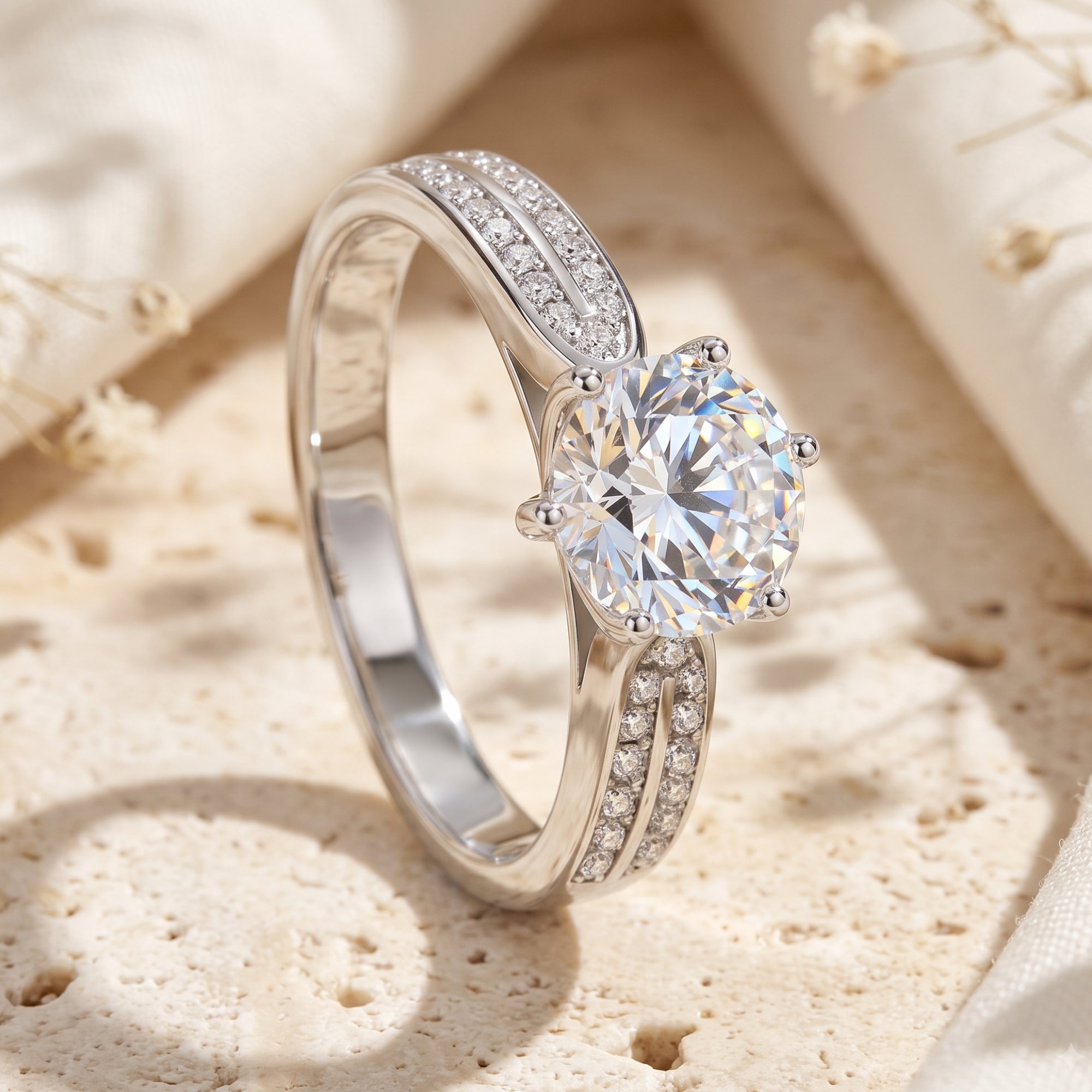 Der Sovereign-Ring mit geteiltem Ringschaft