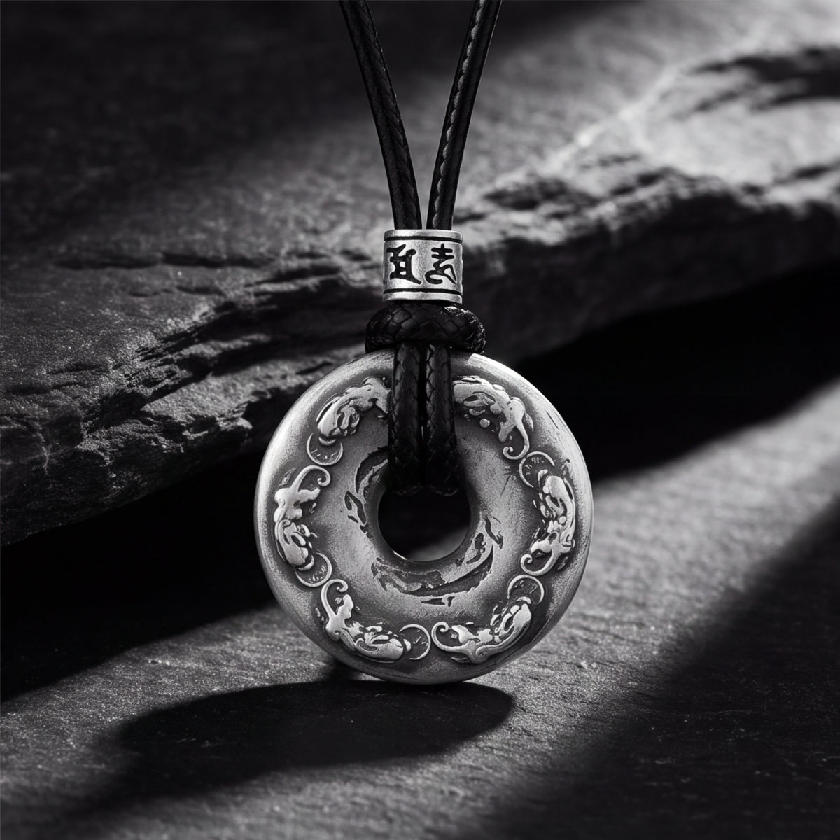 The Carved Disc Necklace