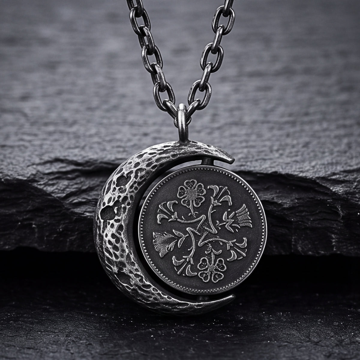 The Lunar Coin Pendant Necklace