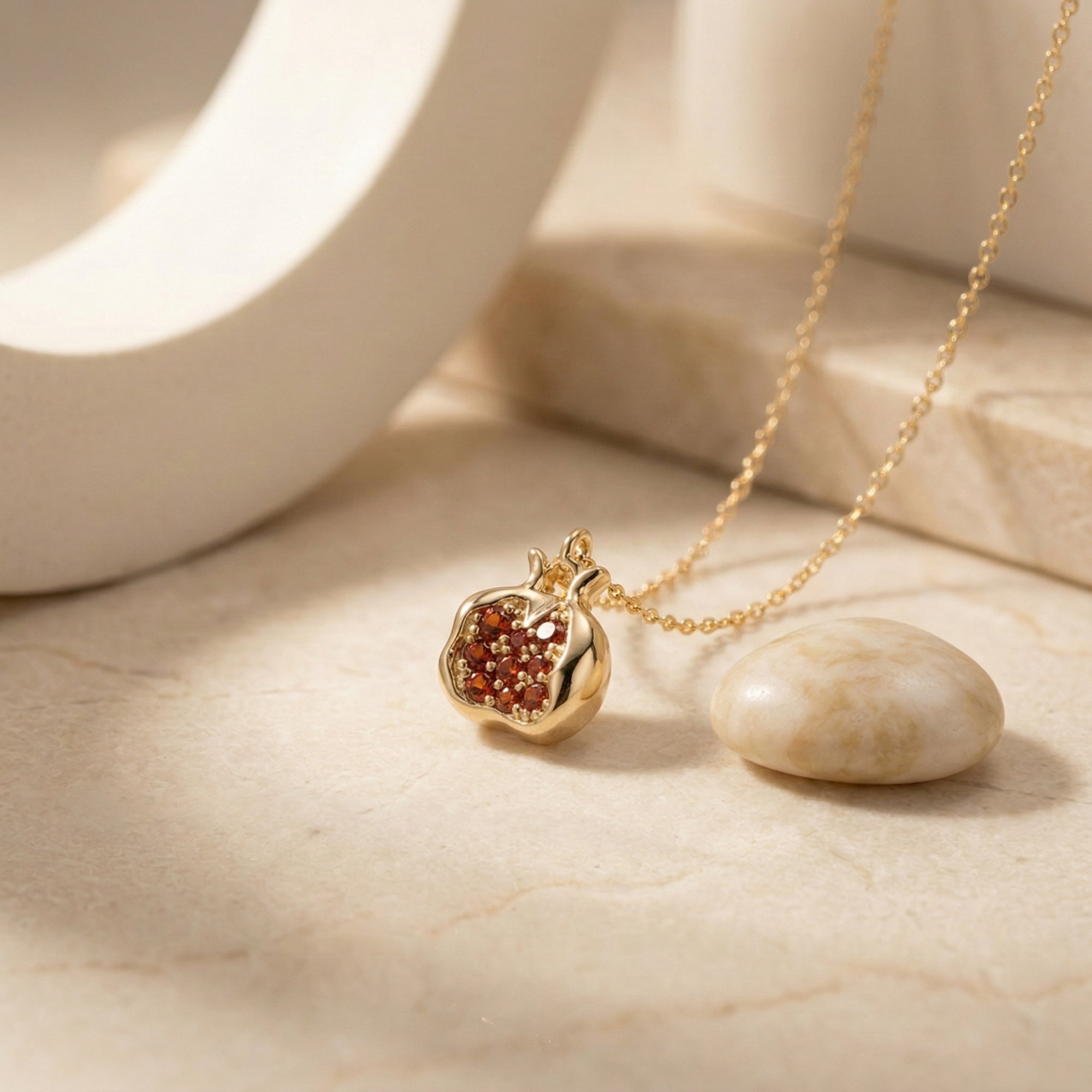 The Pomegranate Pendant Necklace