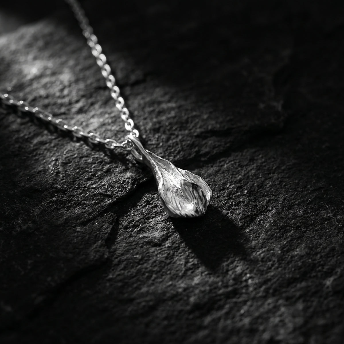 The Sculpted Petal Necklace