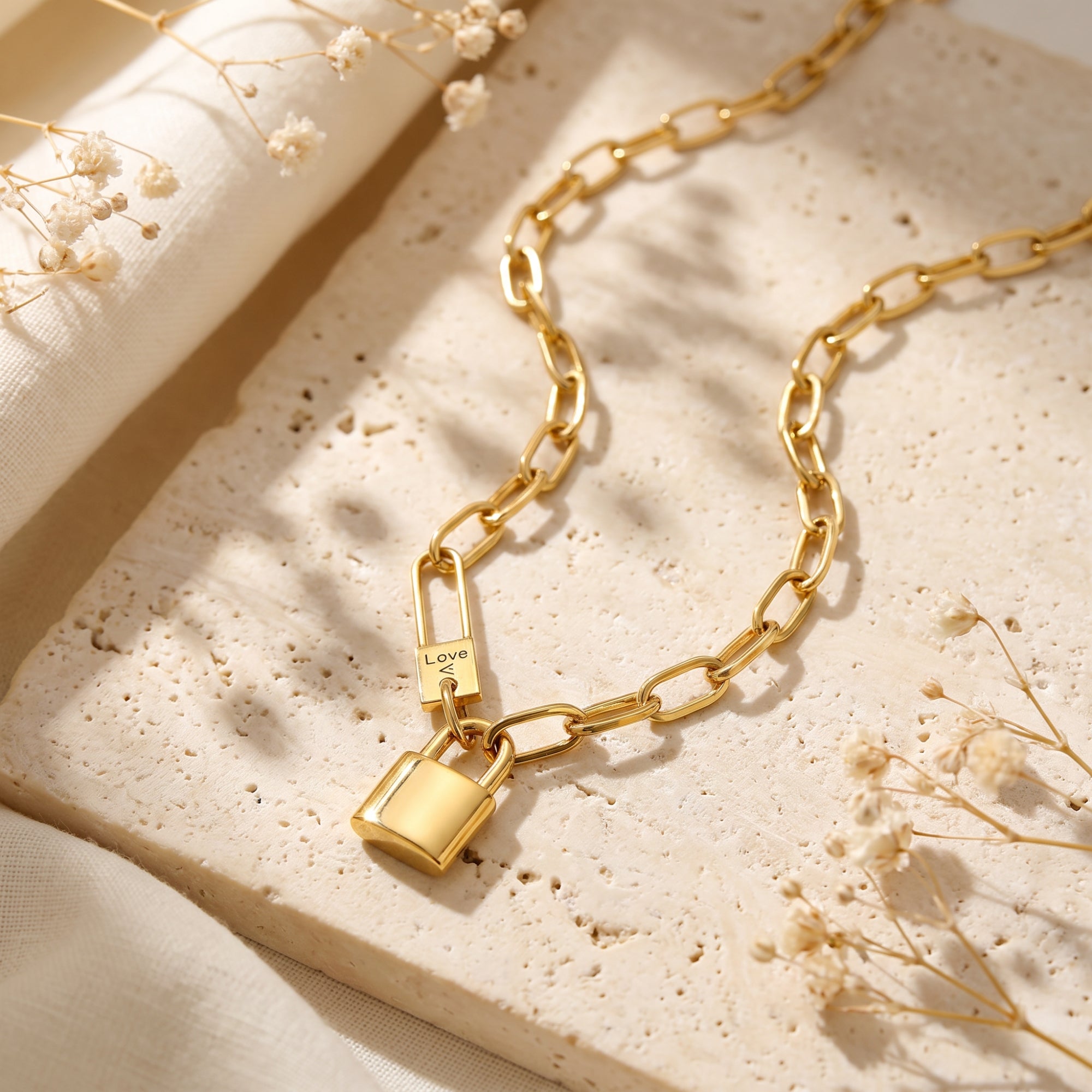 The Padlock Link Necklace