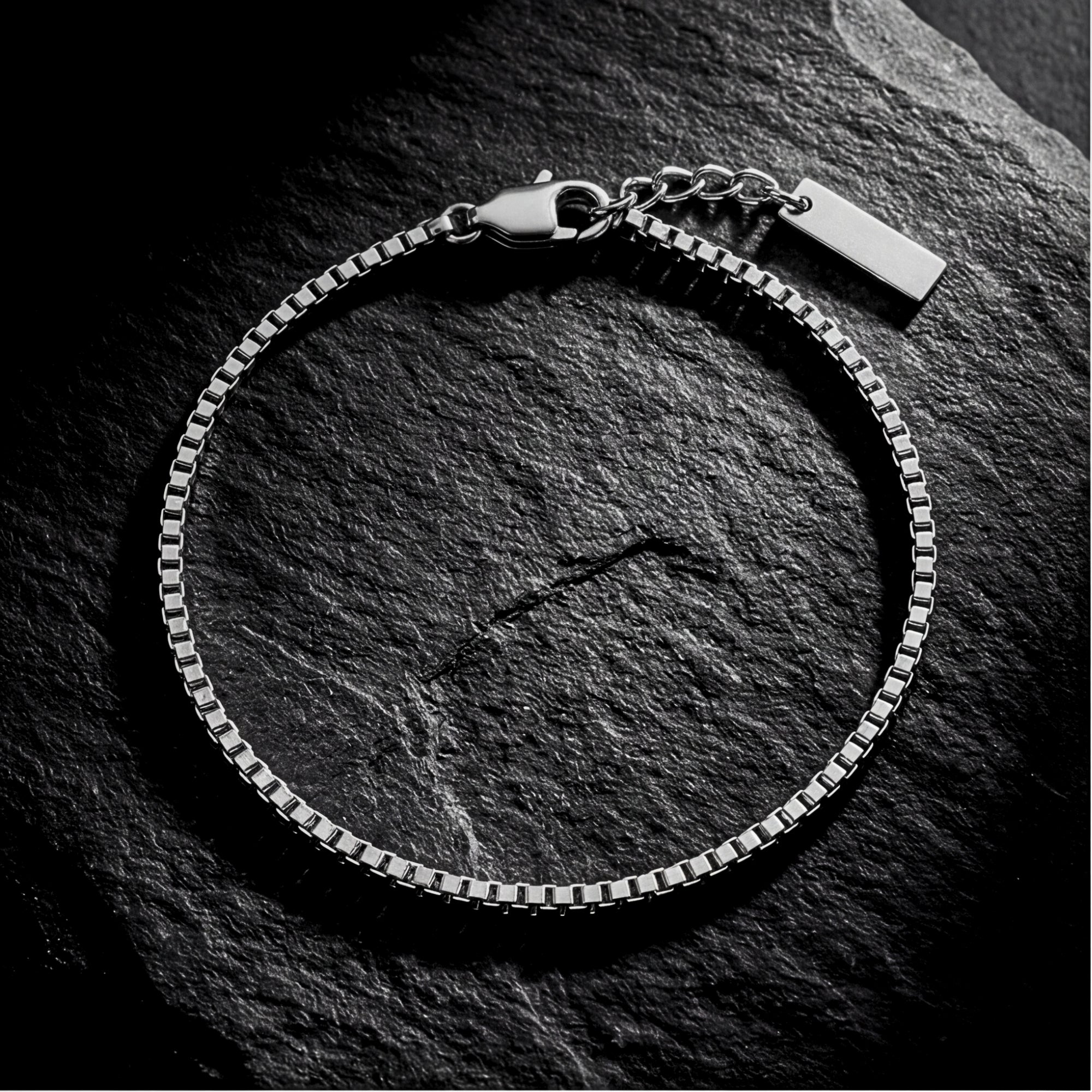 The Box Chain Bracelet - Silver