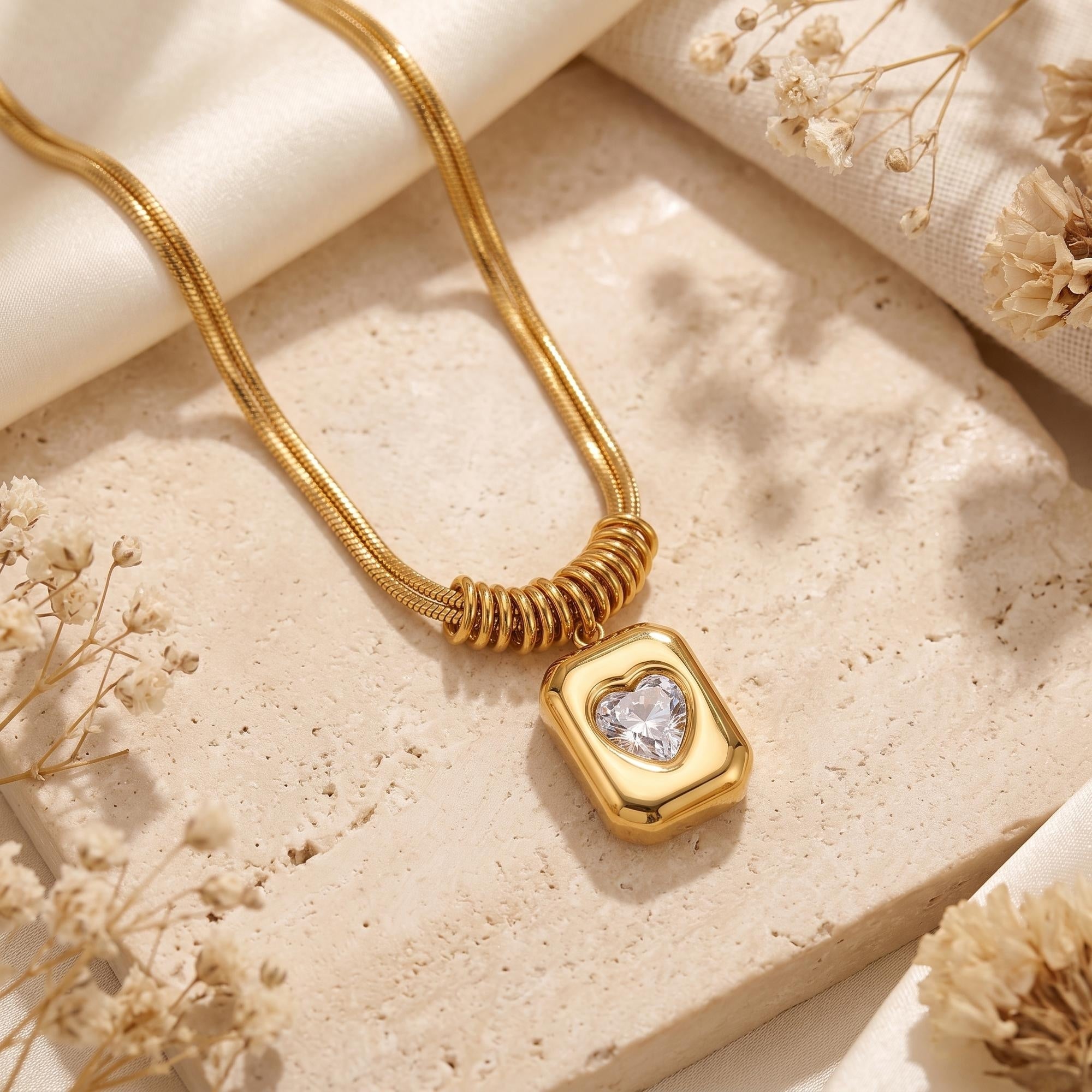 The Sophia Heart Necklace