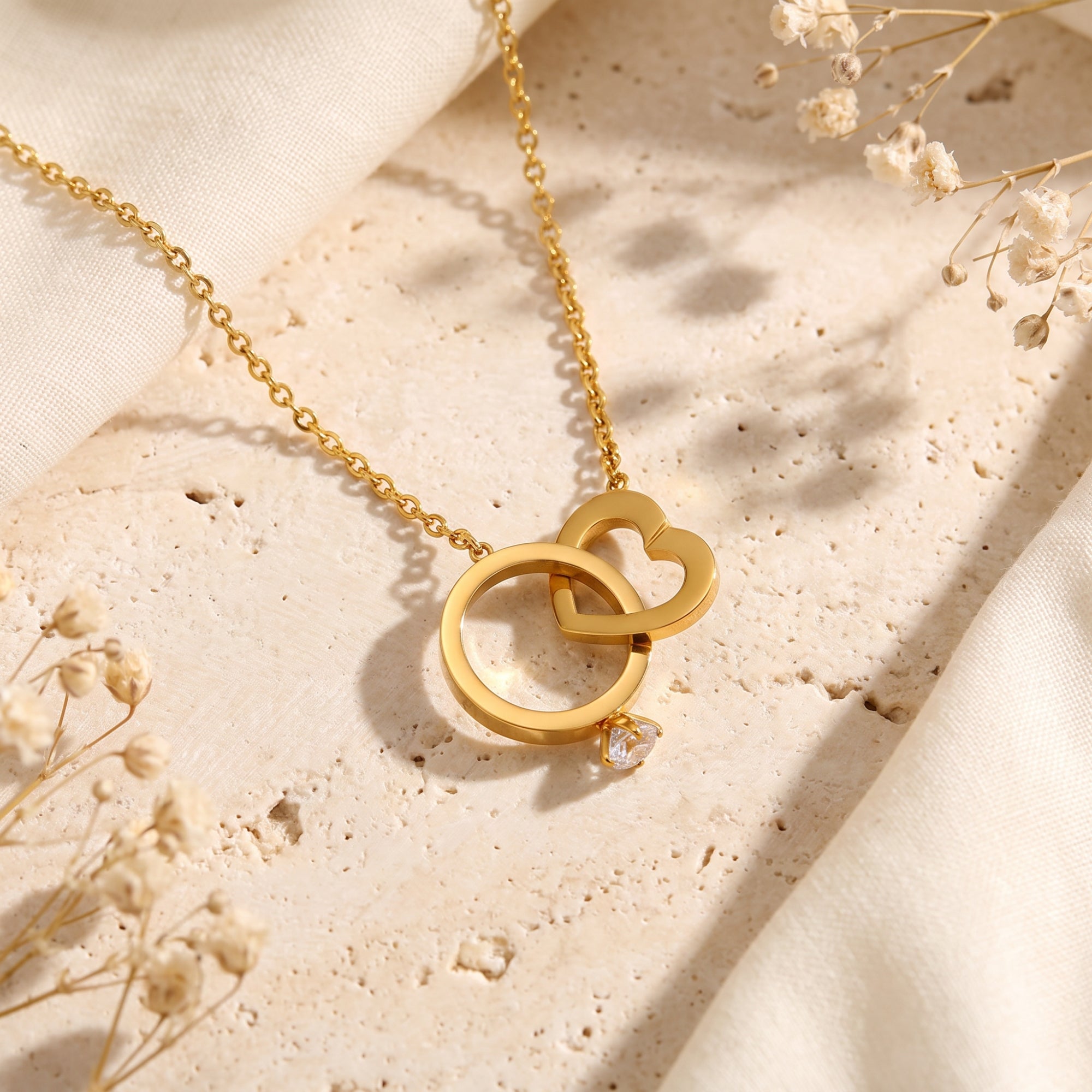 The Interlocking Heart Necklace