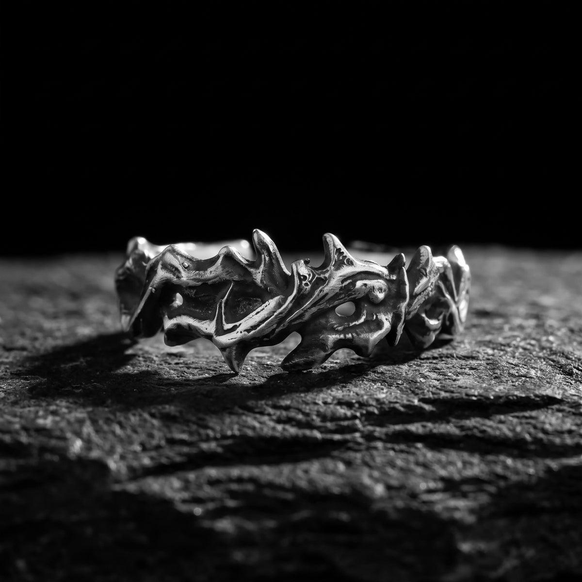 The Thorned Open Band Ring