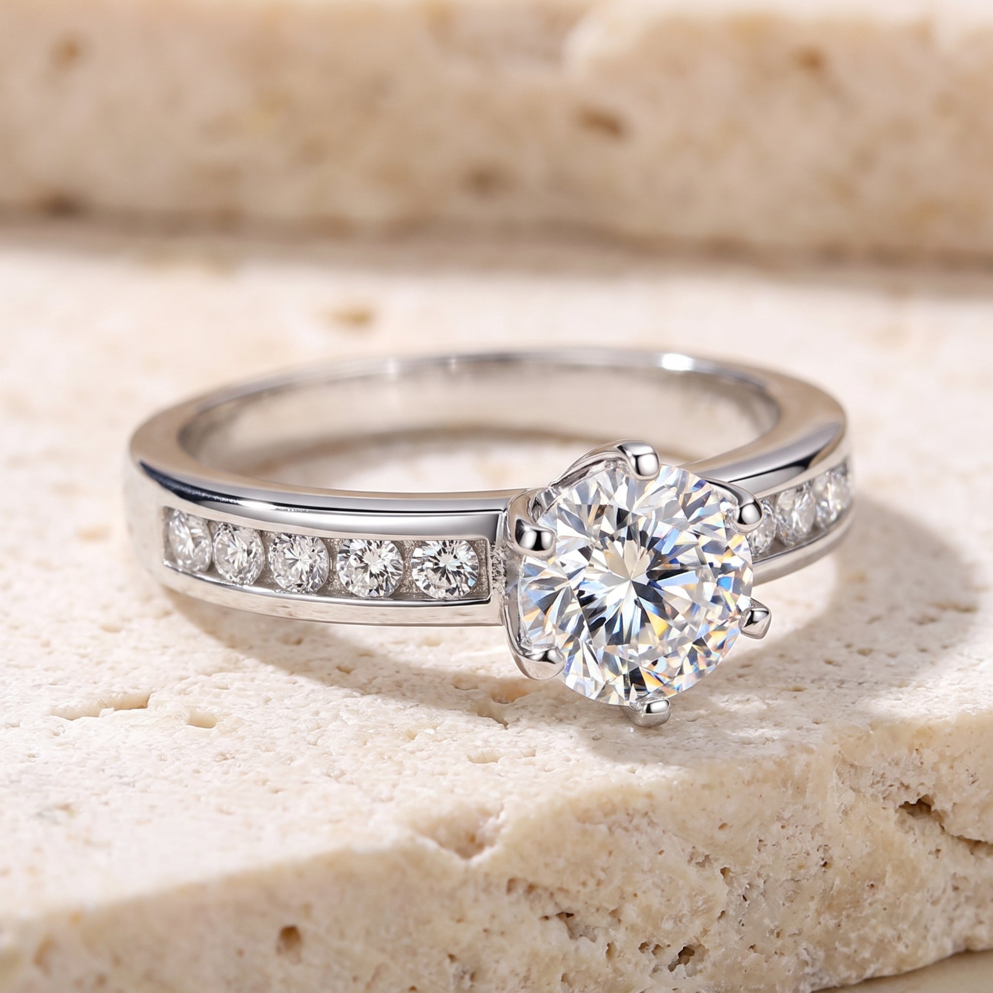 The Channel Solitaire Ring