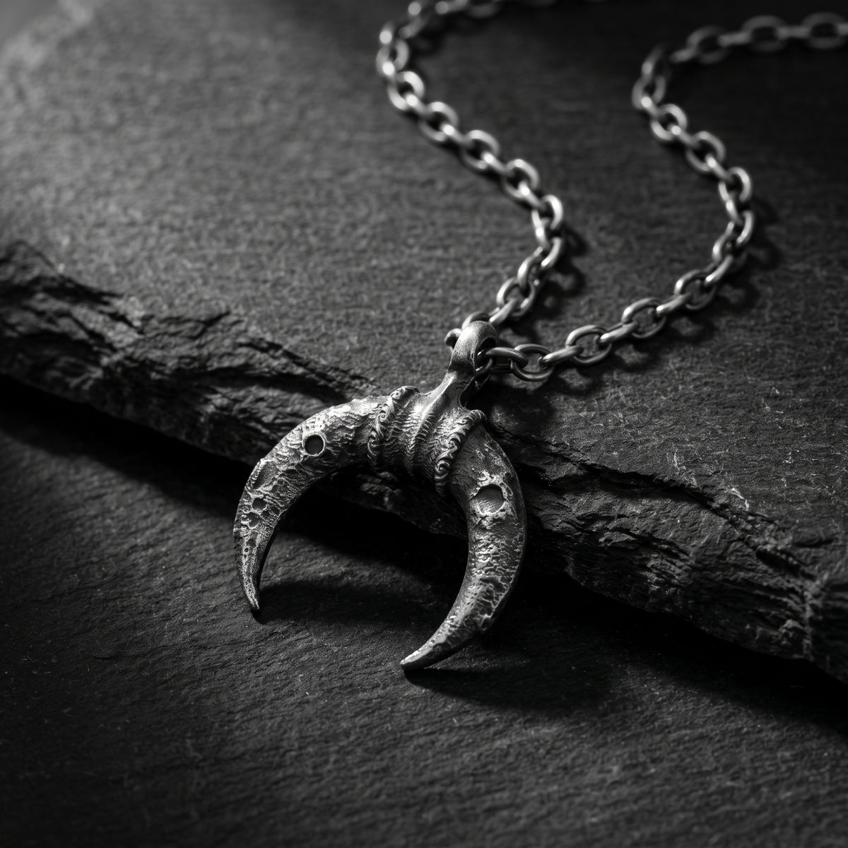 The Crescent Pendant Necklace
