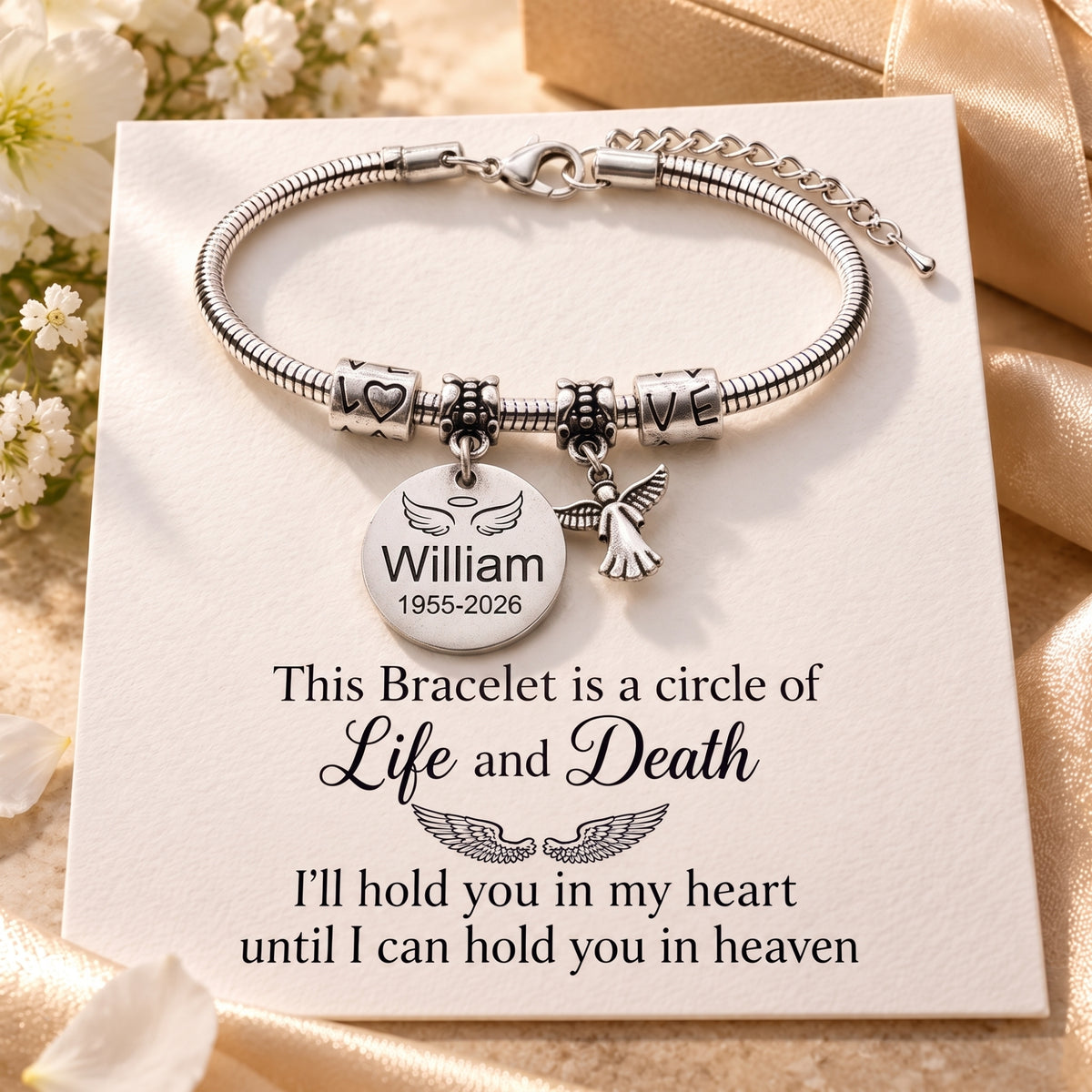 The Solace Angel Charm Bracelet