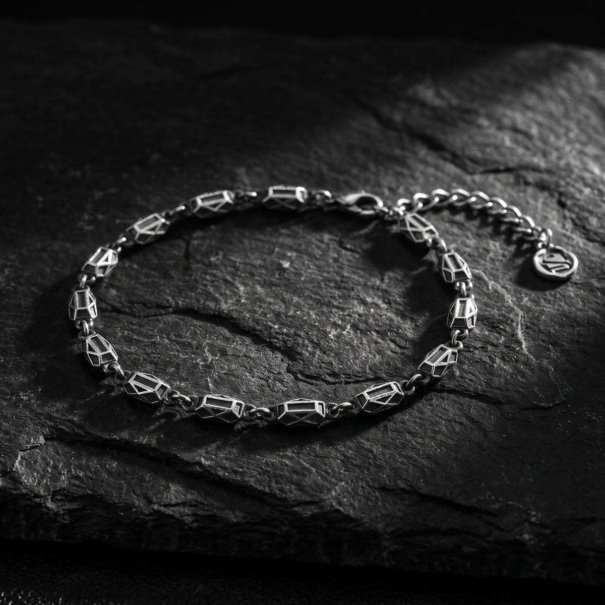 The Geometric Link Bracelet