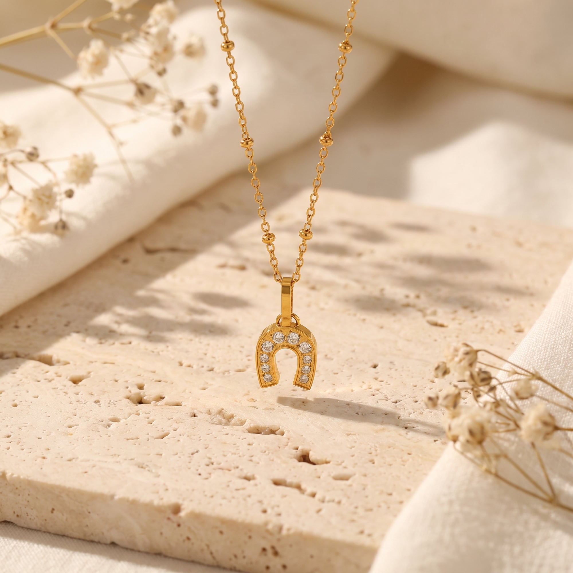 The Fortuna Horseshoe Necklace