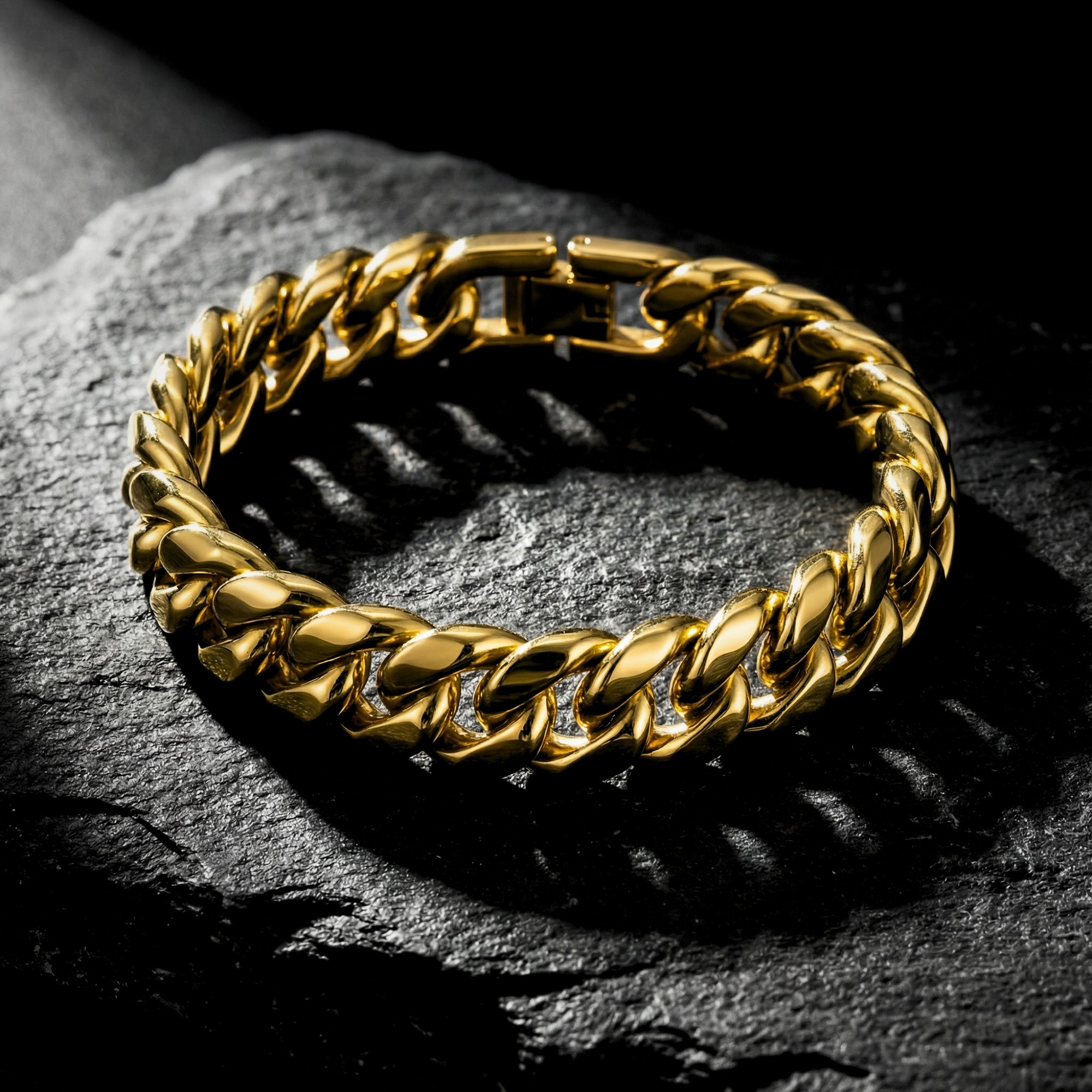 The Sovereign Cuban Bracelet - Gold - 12MM