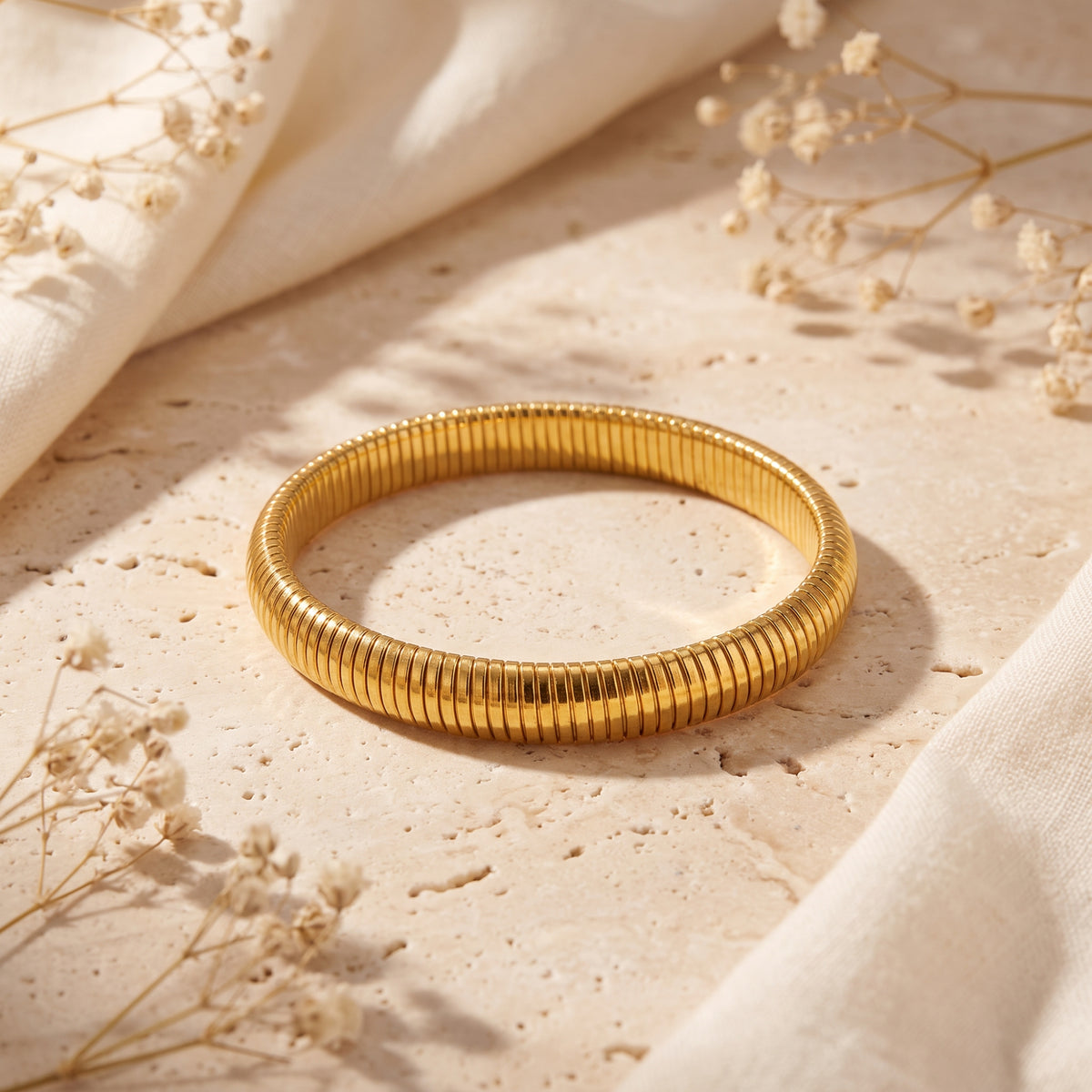 De geribbelde Tubogas-armband