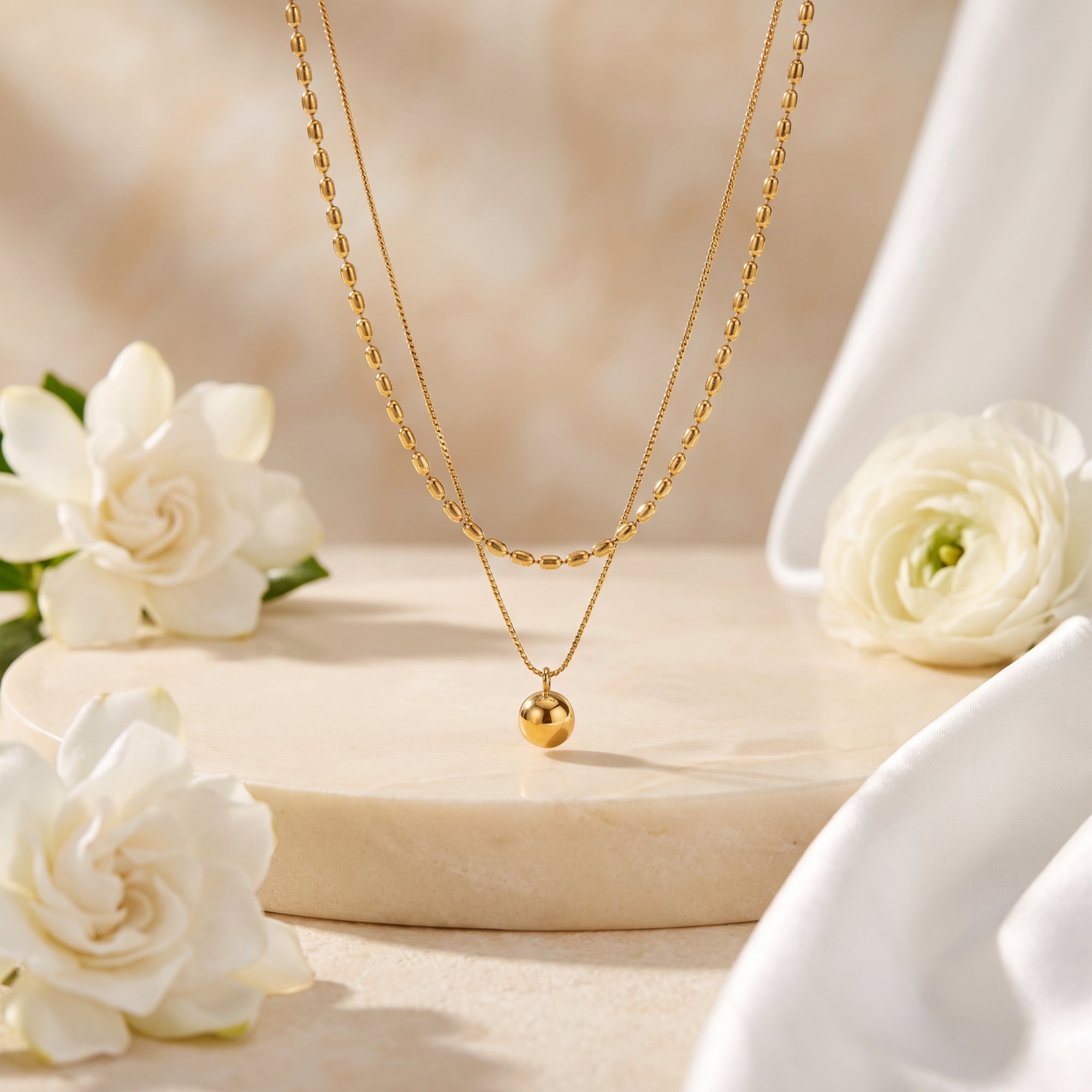 The Orbit Layered Necklace