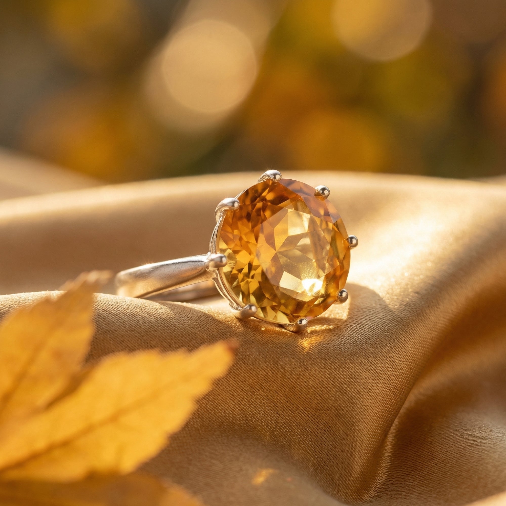 The Phaenna Citrine Ring