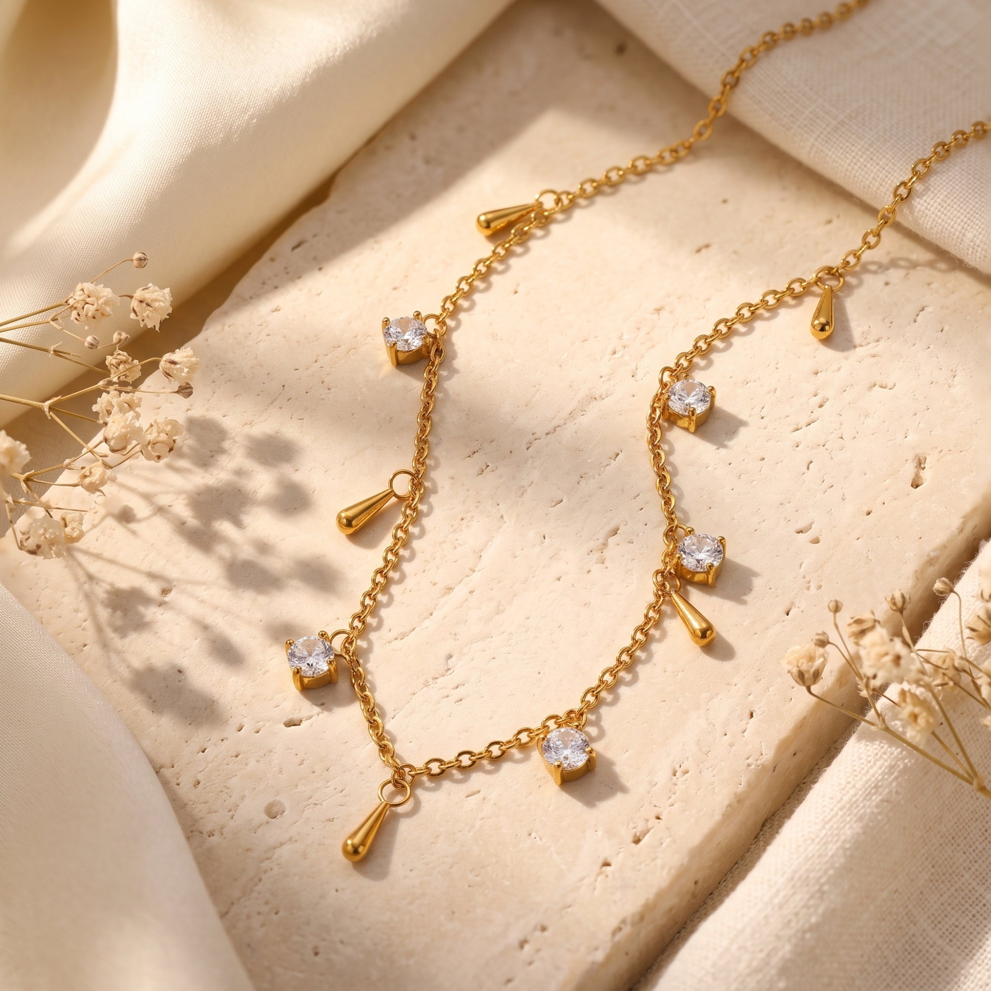 The Cascade Droplet Necklace