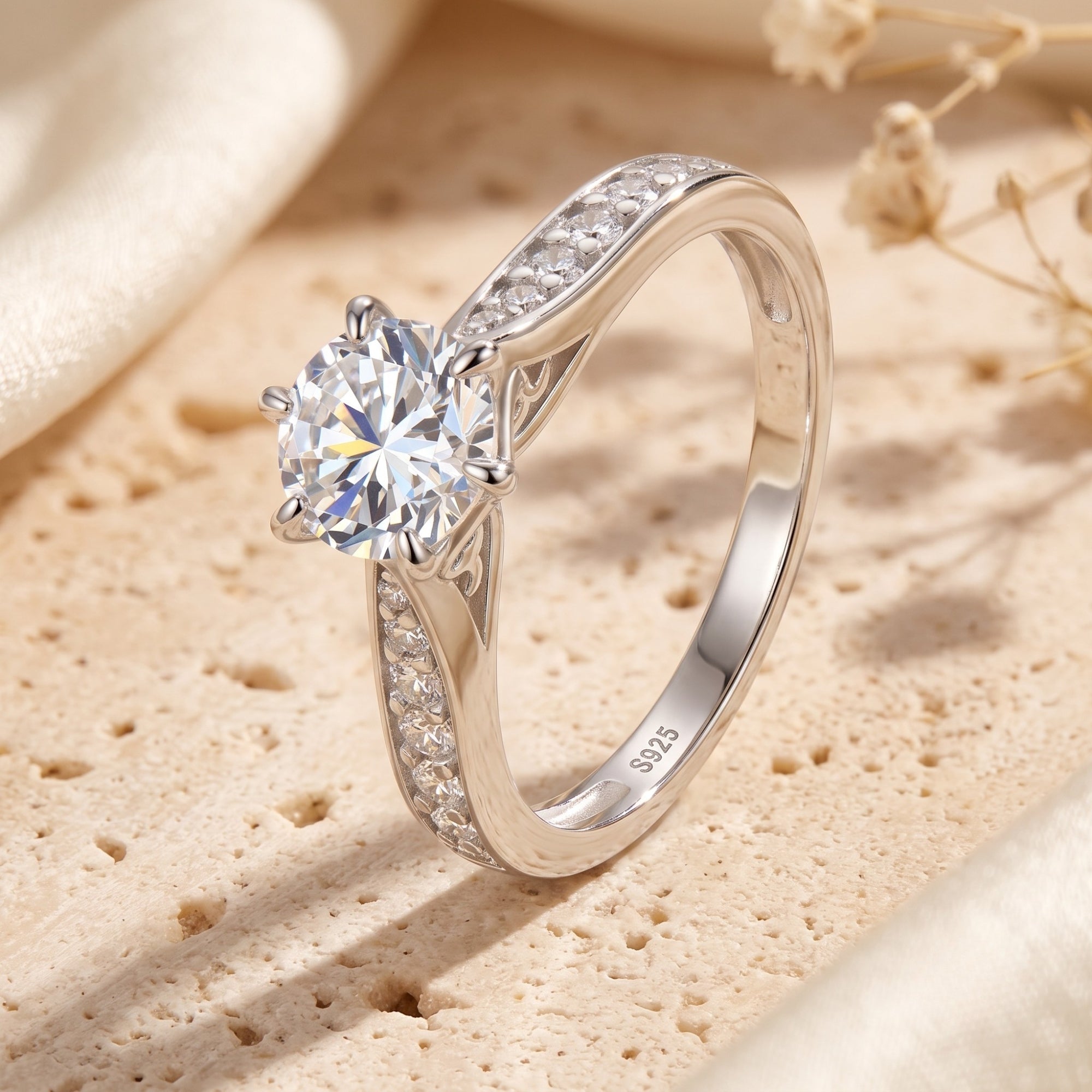 The Classic Crown Solitaire Ring