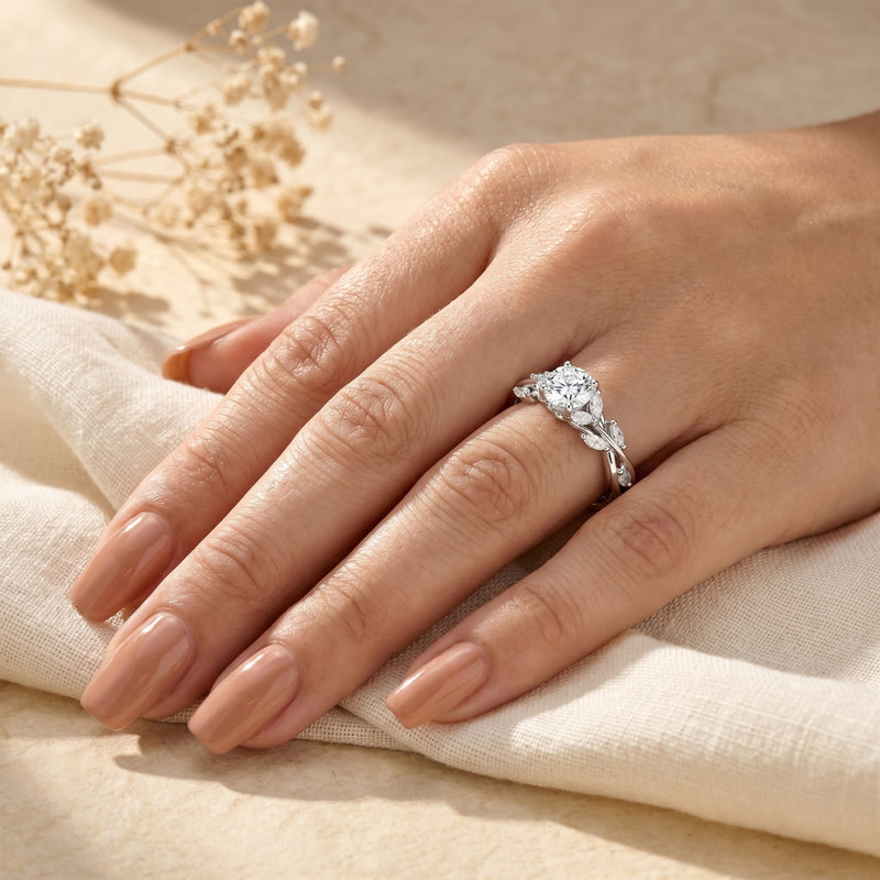 The Calyxta Moissanite Ring