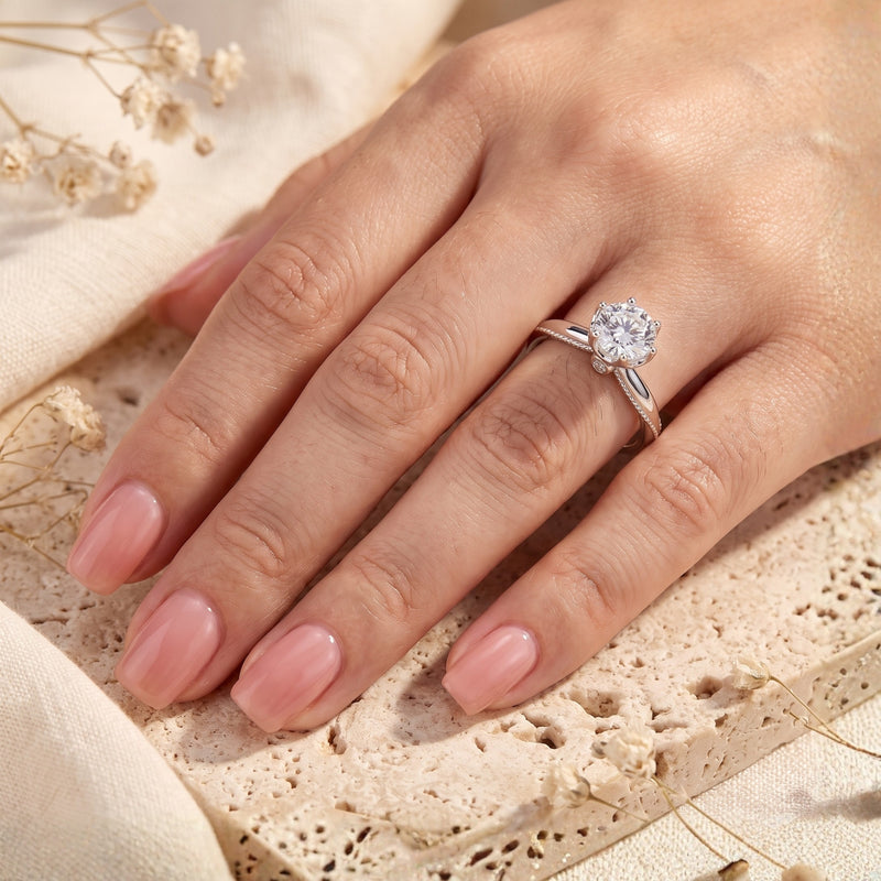 The Stella Milgrain Ring