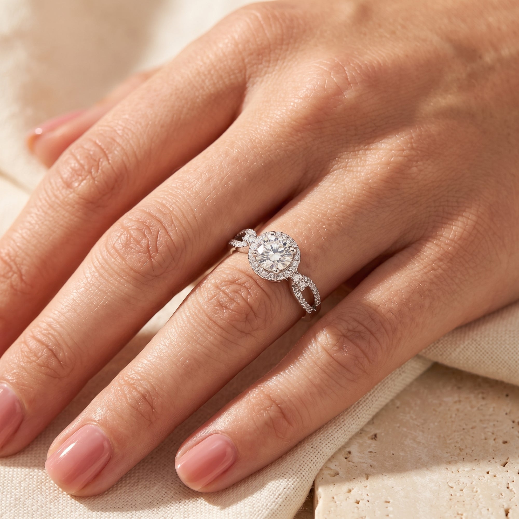 The Eternal Infinity Halo Ring