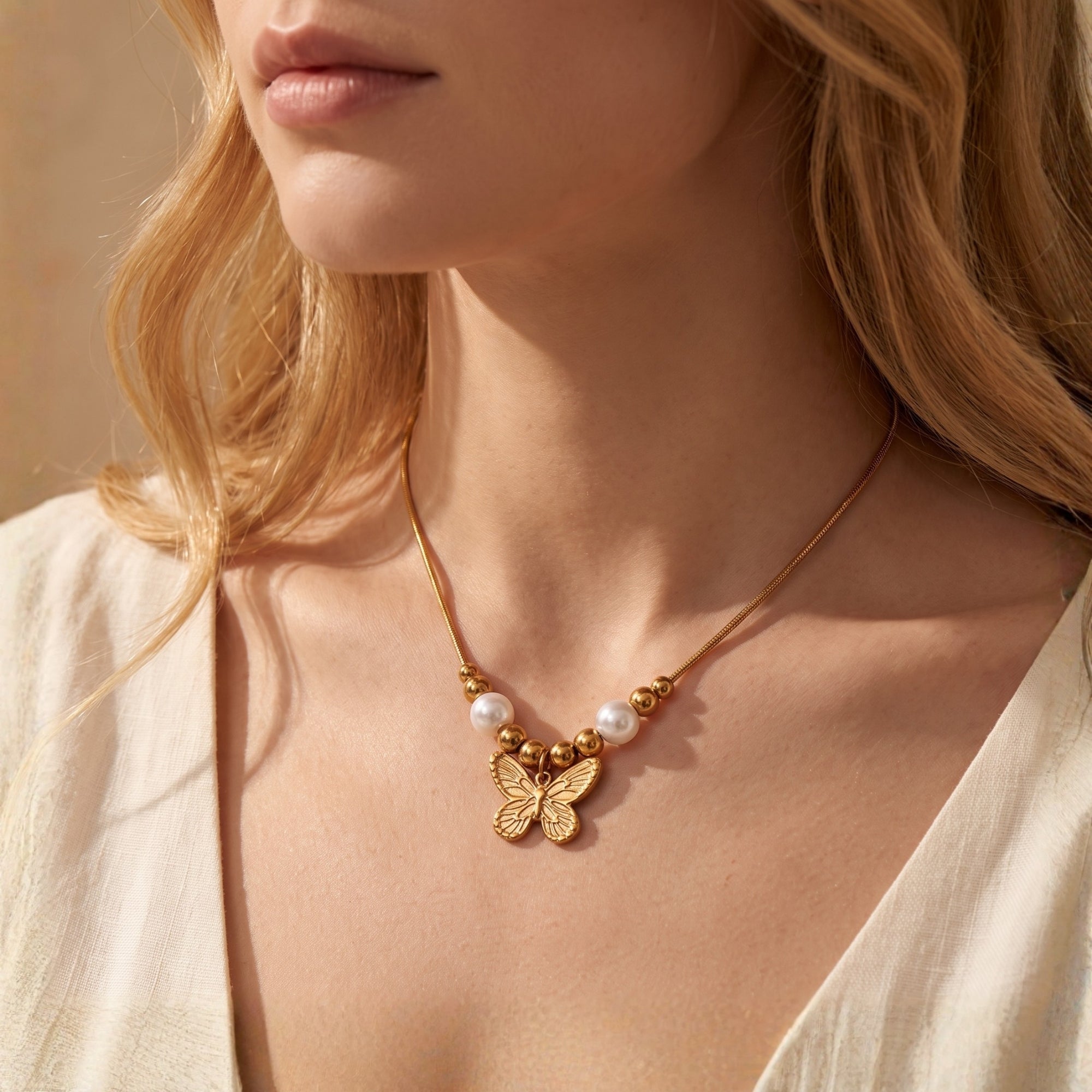 The Monarch Pearl Necklace