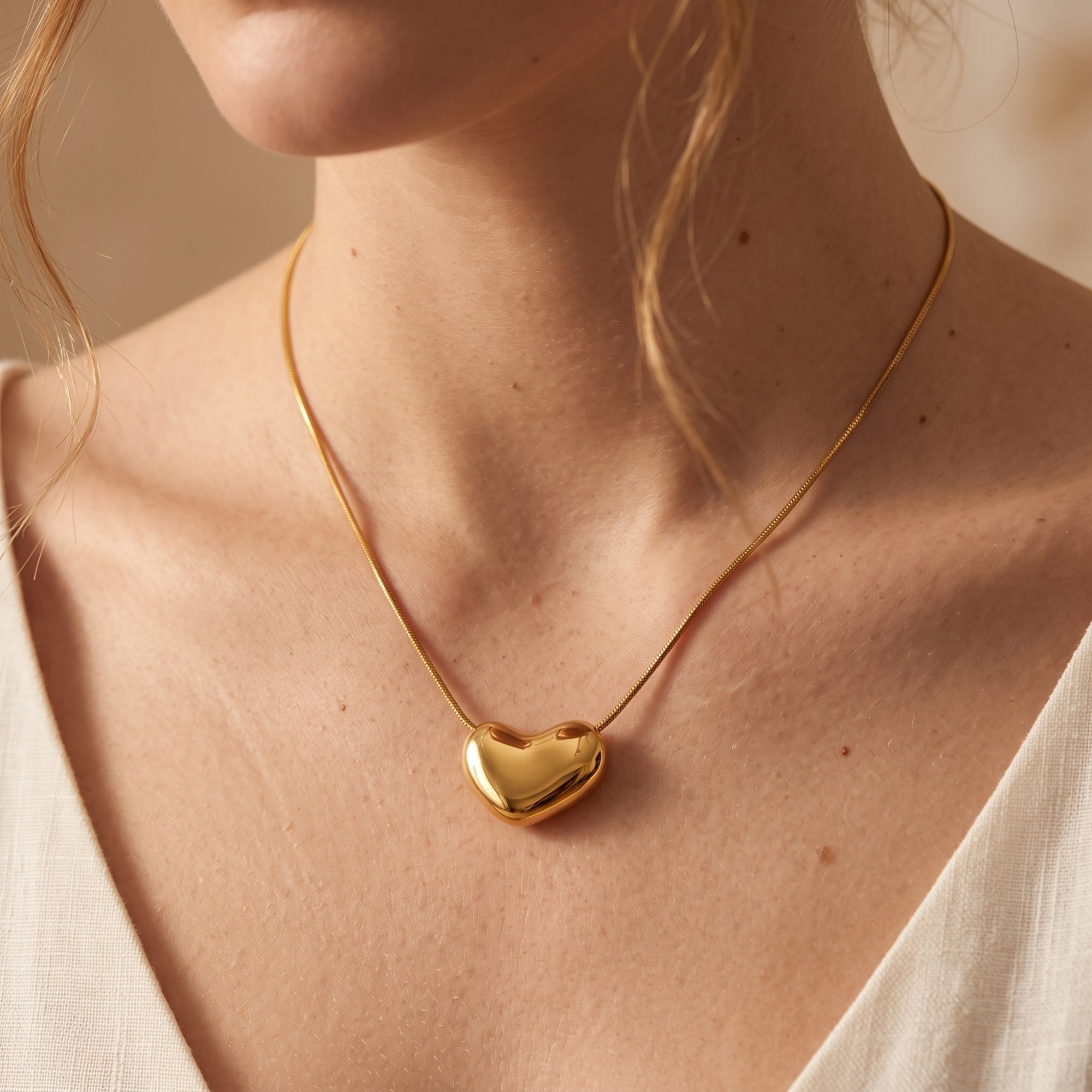The Aura Heart Pendant Necklace